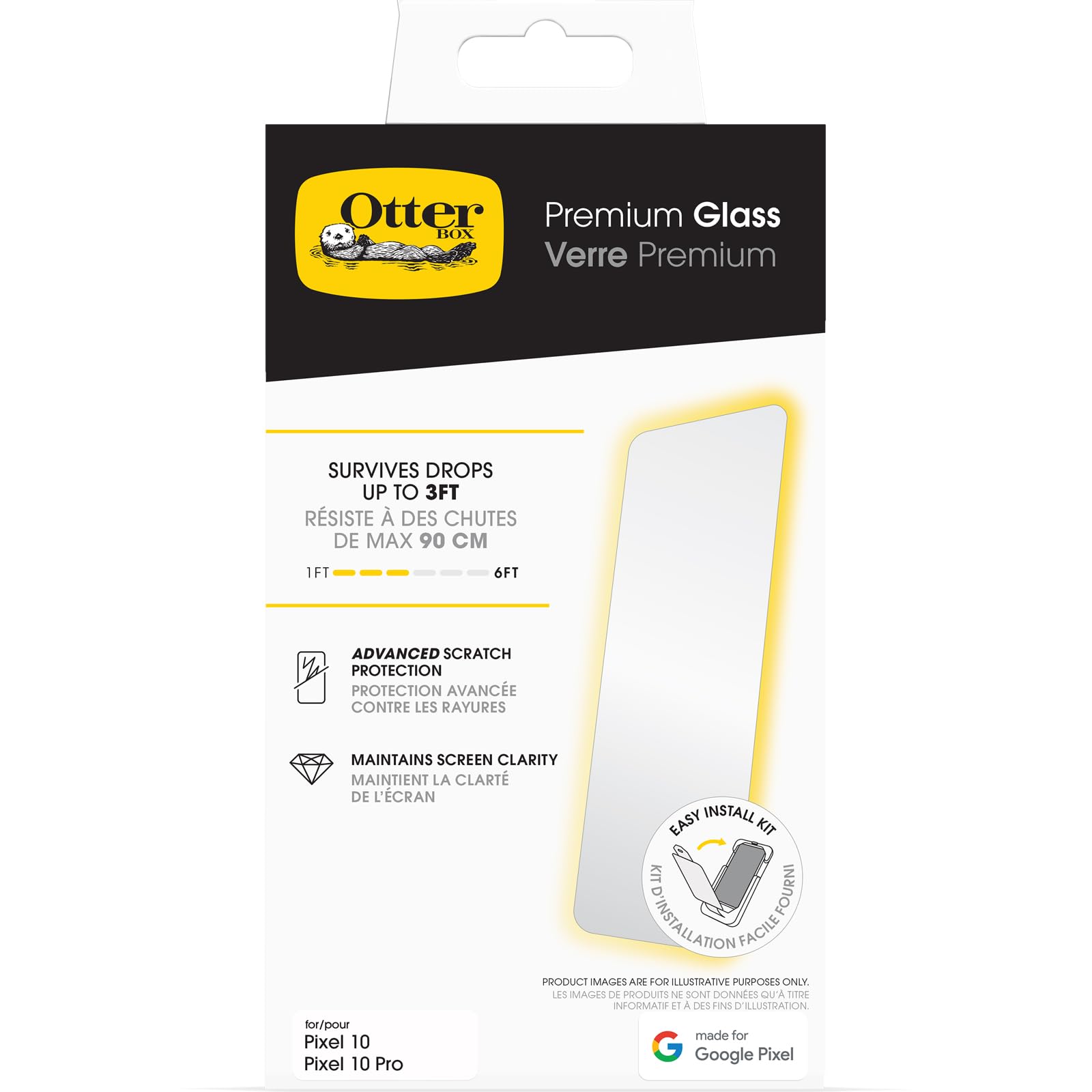OB PremiumGlass Pixel10/Pixel10Pro clear