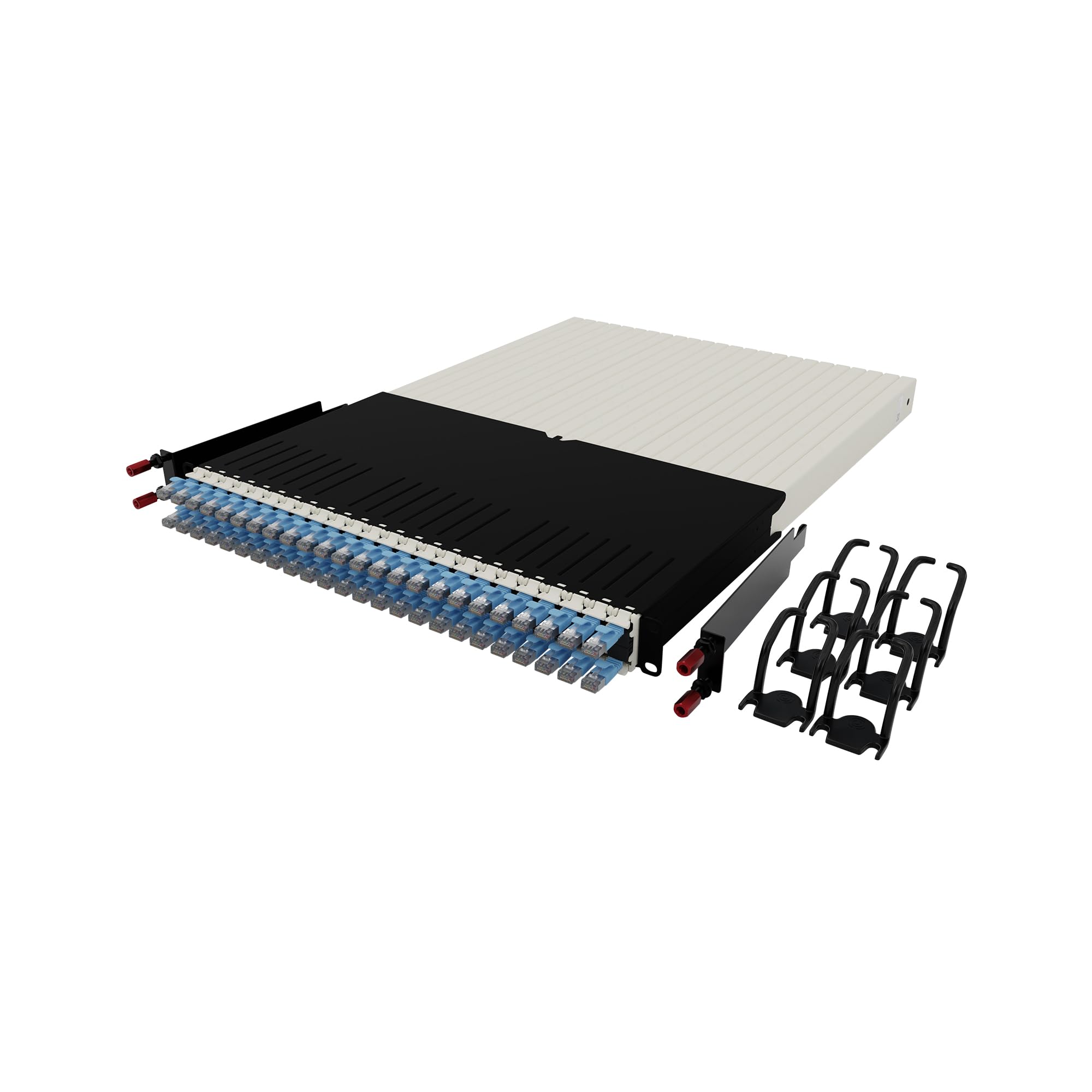 PATCHBOX ONE 24x CAT6A STP BLEU 1,8 m 30U