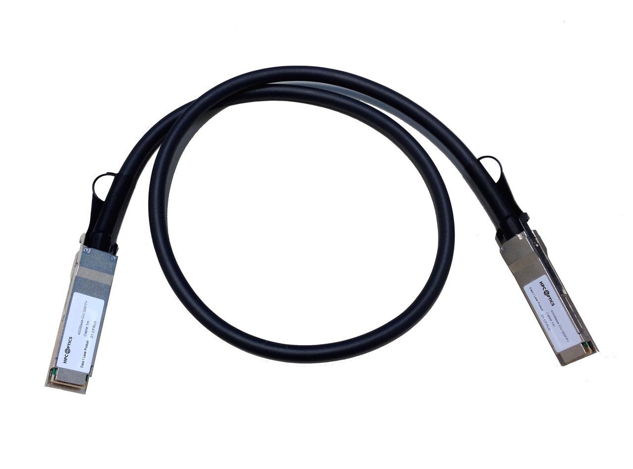 HPE X242 40G QSFP+ to QSFP+ 1m DAC Cable