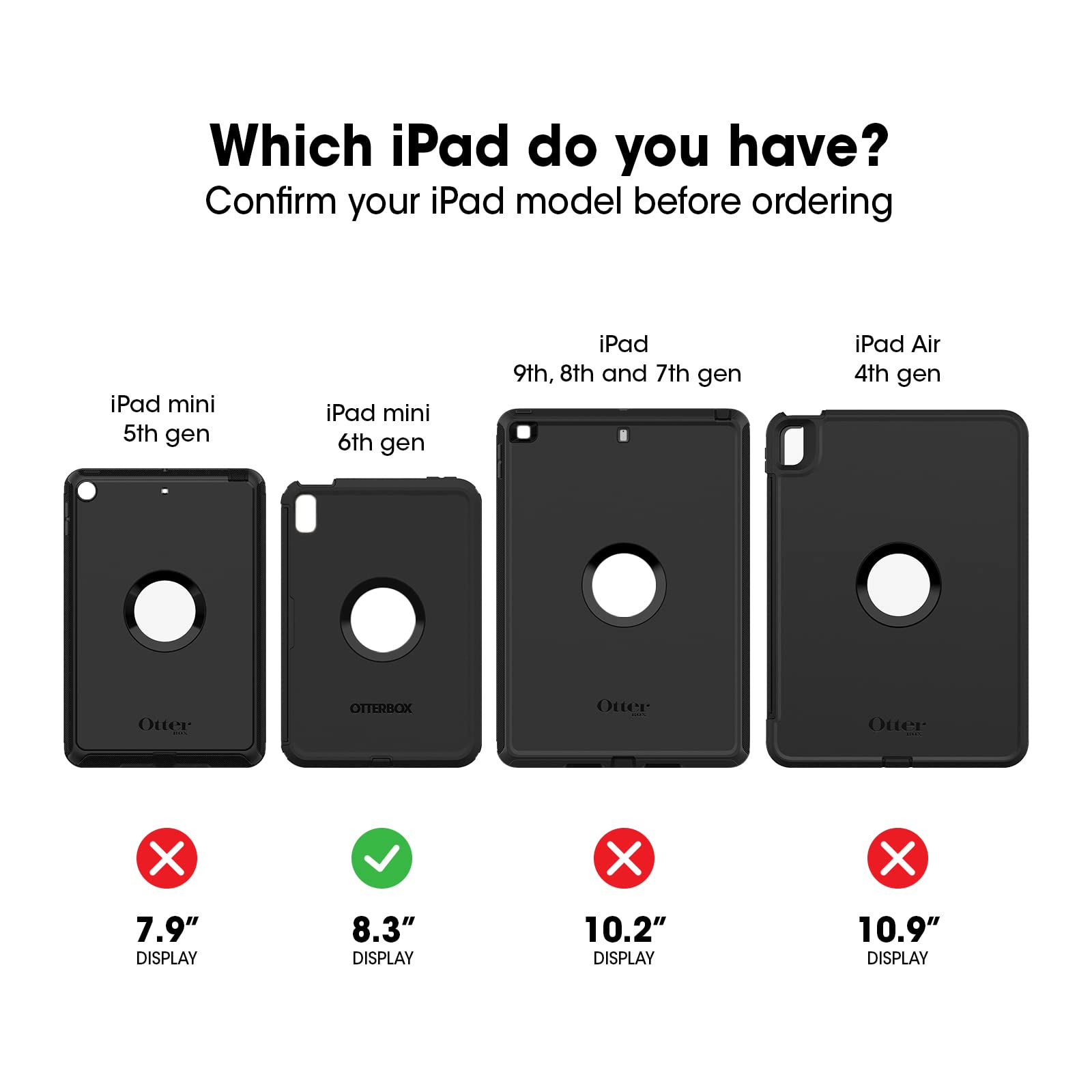 Defender iPad mini A17Pro/6thgen BLK PP