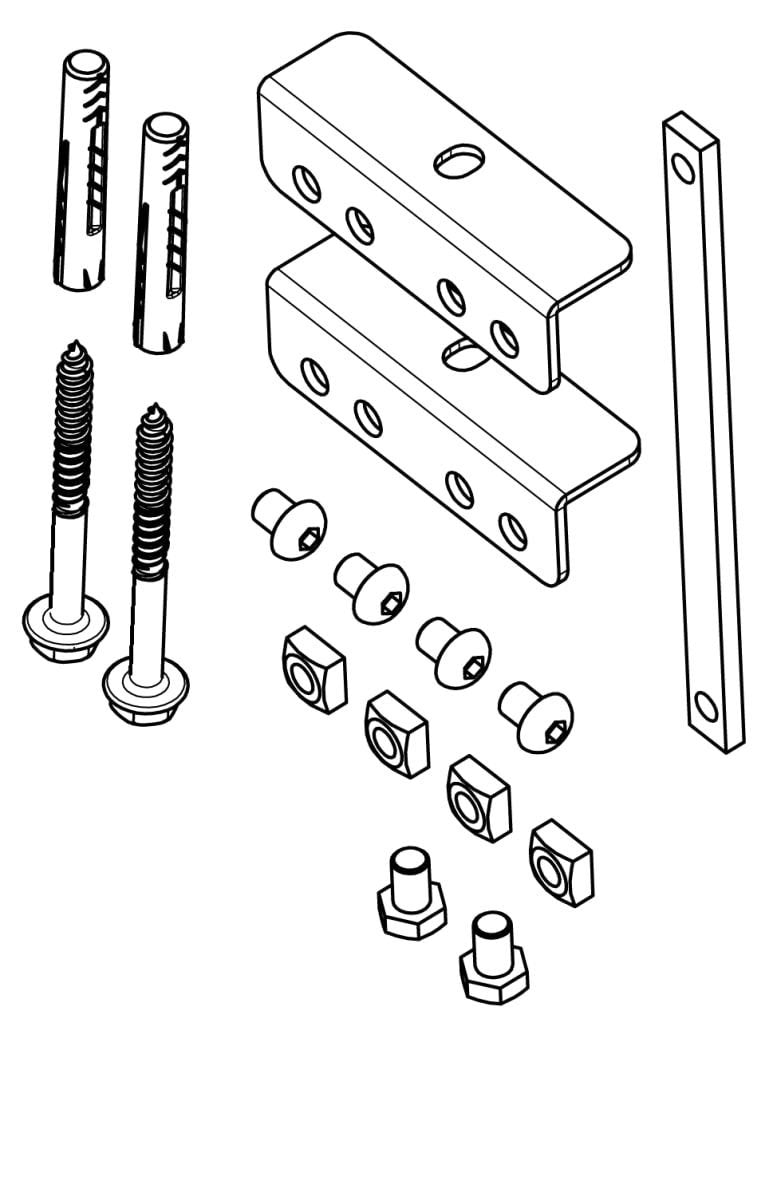 PFA 9126 Fixing kit for PFB 34xx