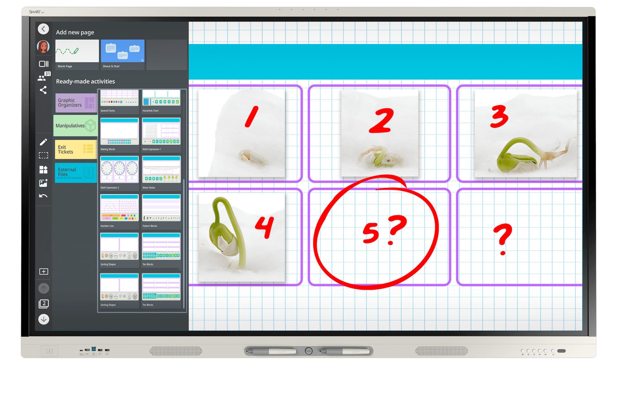 SMART Board MX086-V5 86p 4K Interactive Display with iQ