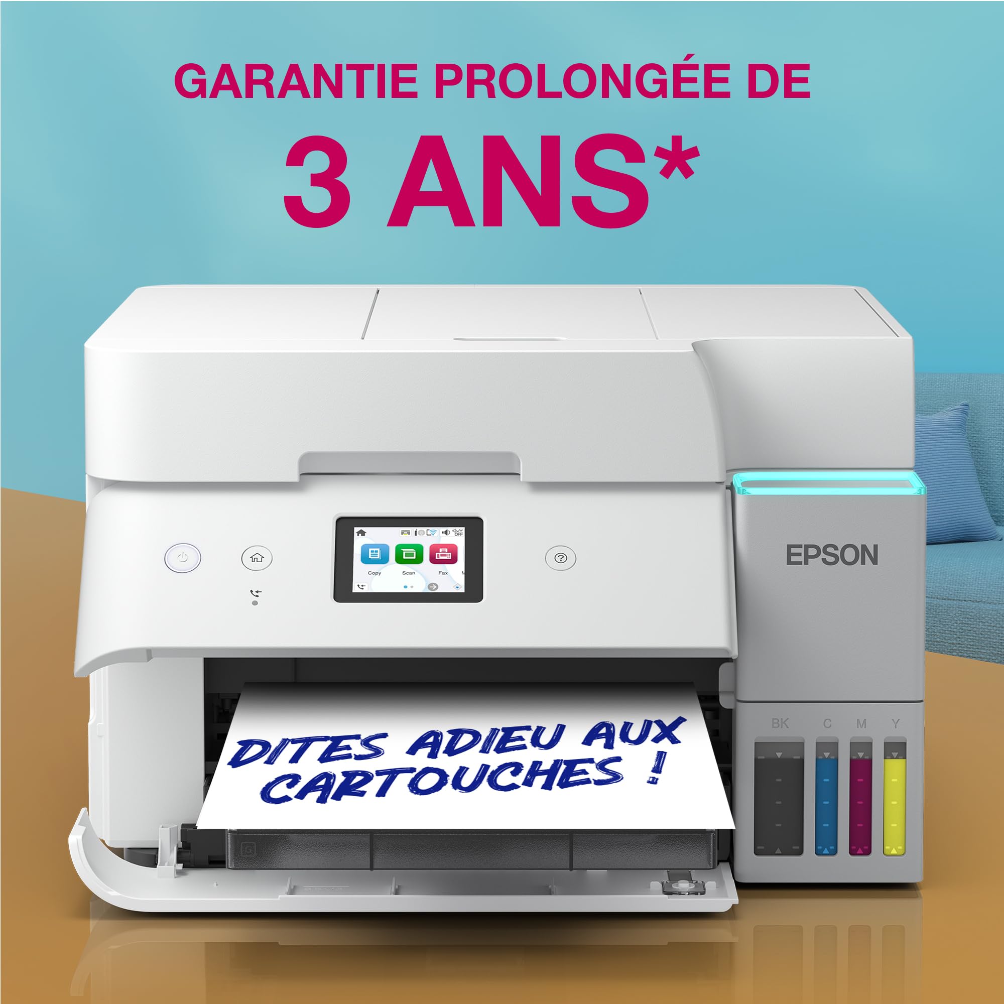 EPSON EcoTank ET-4956 Inkjet MFP A4 18ppm ISO USB WLAN Wi-Fi