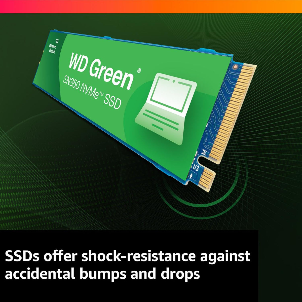 WD Green SN350 NVMe SSD 500Go M.2 2280 PCIe Gen3