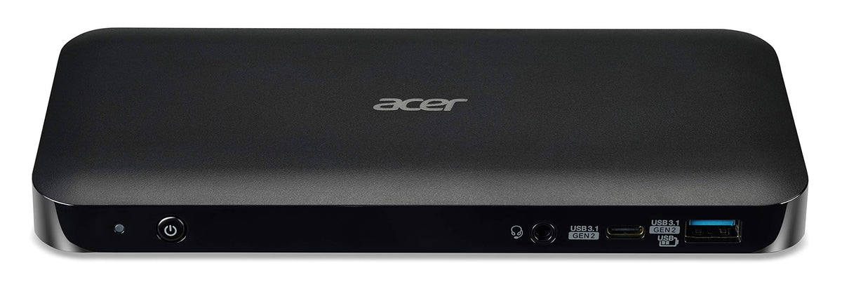 ACER USB Type-C Dockingstation III 85W charging Rear 2xDP 1.4++ HDMI 2.0 RJ45 2xUSB 3.1 Gen2 Front 2xUSB 3.1 1xType-C 3.5mm Audio