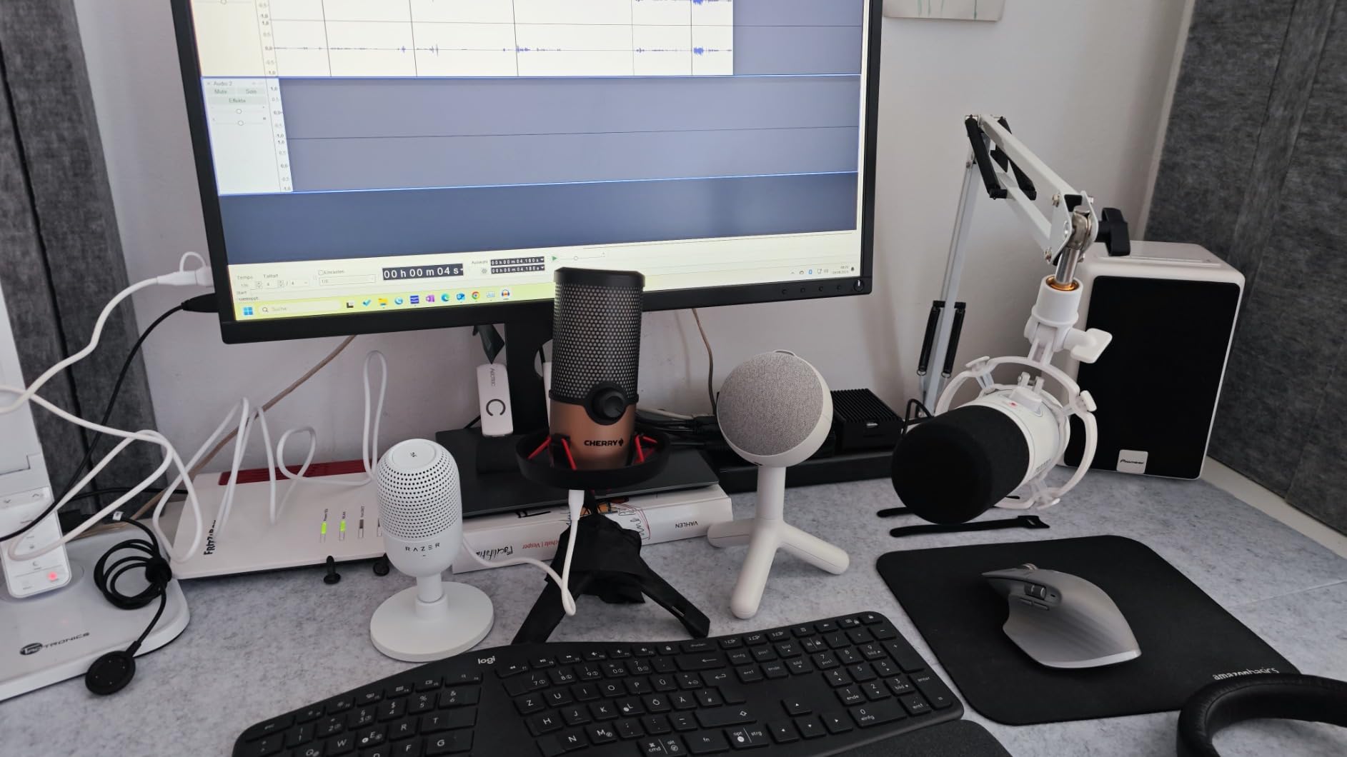 CHERRY Microphone UM 9.0 PRO RGB USB omnidirectionnel