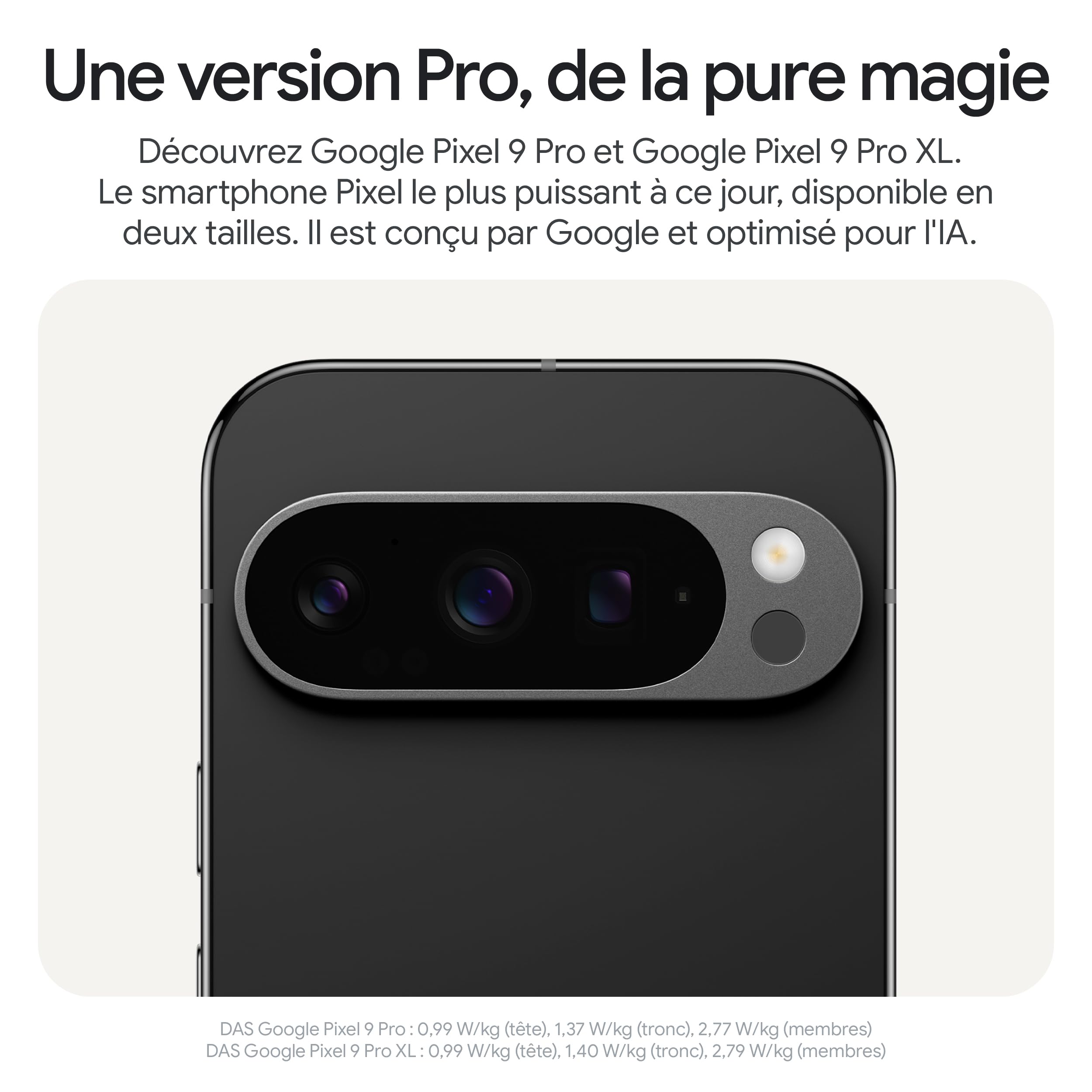 Google Pixel 9 Pro XL 5G Double Sim 16 Go RAM 1 To Obsidienne