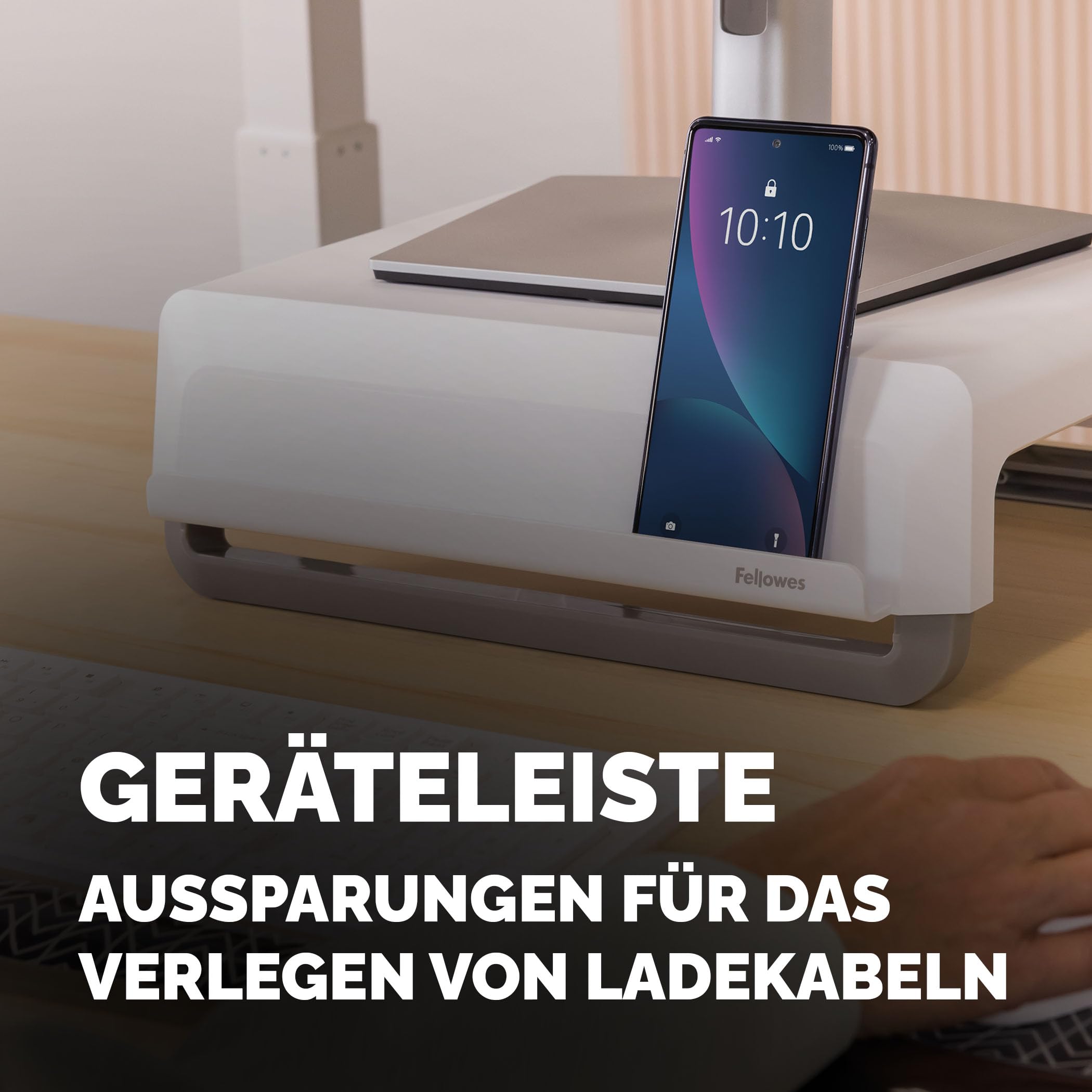 FELLOWES Monitor Support Breyta White