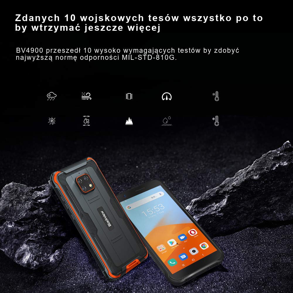 Blackview BV4900 (Double Sim - Ecran de 5.7'' - 32 Go, 3 Go RAM) Vert