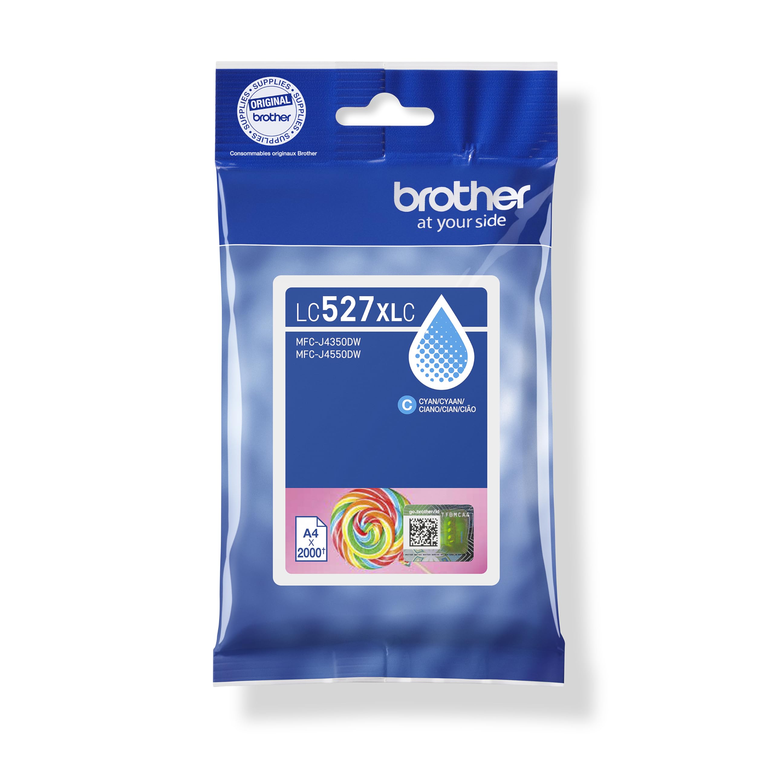 BROTHER Cyan high yield ink cartridge yield up to 2.000 pages