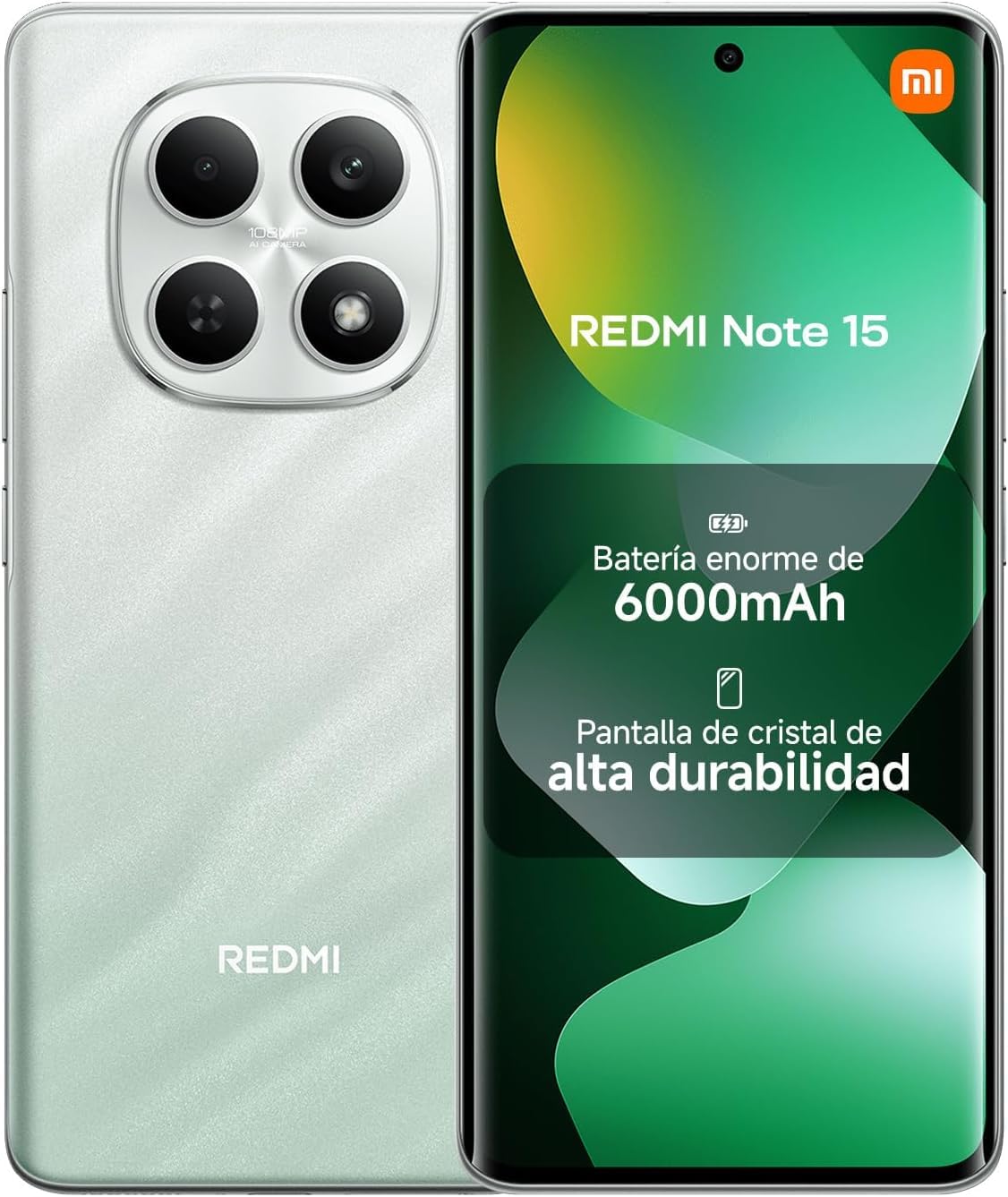 Xiaomi Redmi Note 15 4G (6.77'' - 256 Go, 8 Go RAM) Vert