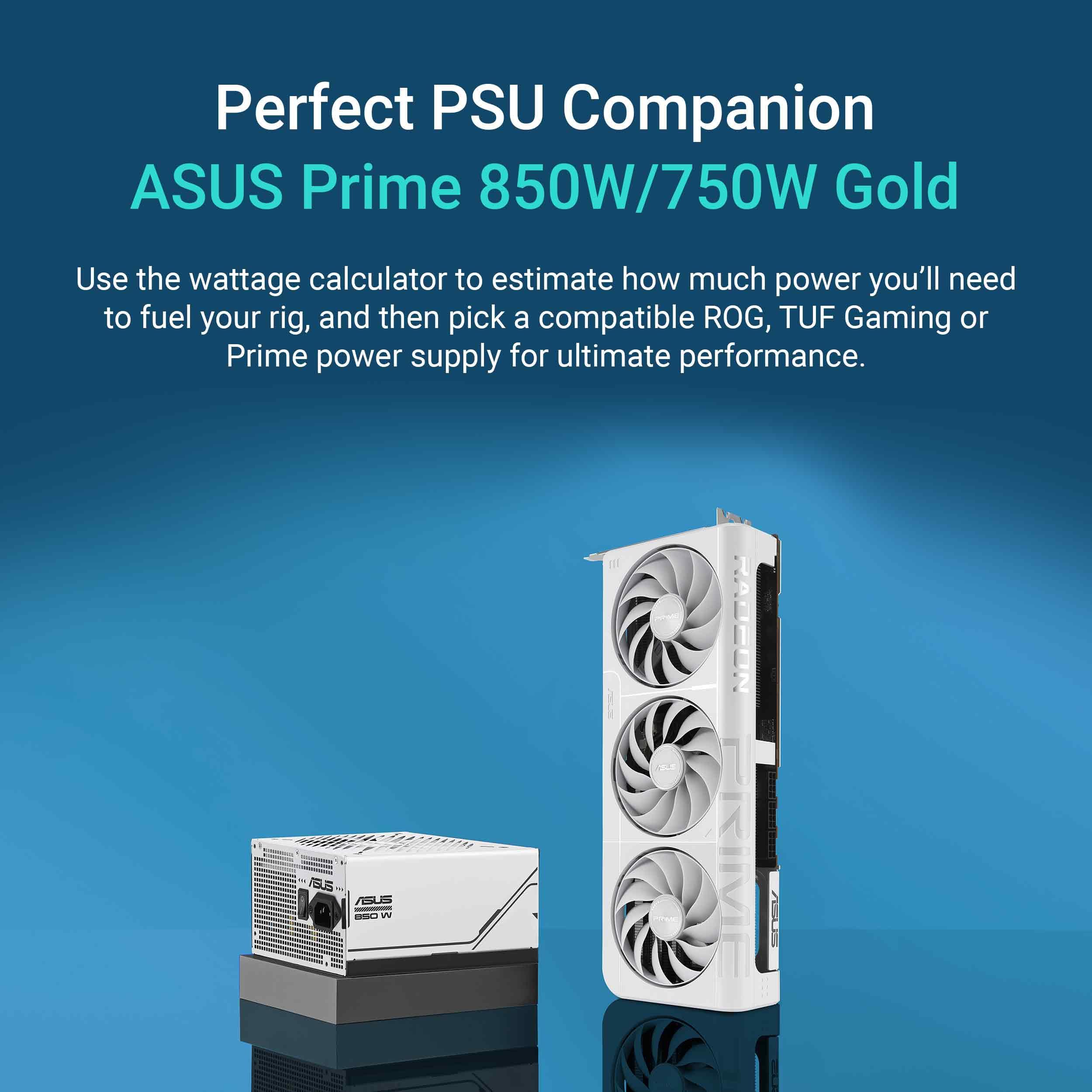 ASUS Prime Radeon RX 9070 XT White OC Edition 16Go GDDR6 Graphics Card PCIe 5.0 HDMI 2.1 DisplayPort 2.1a
