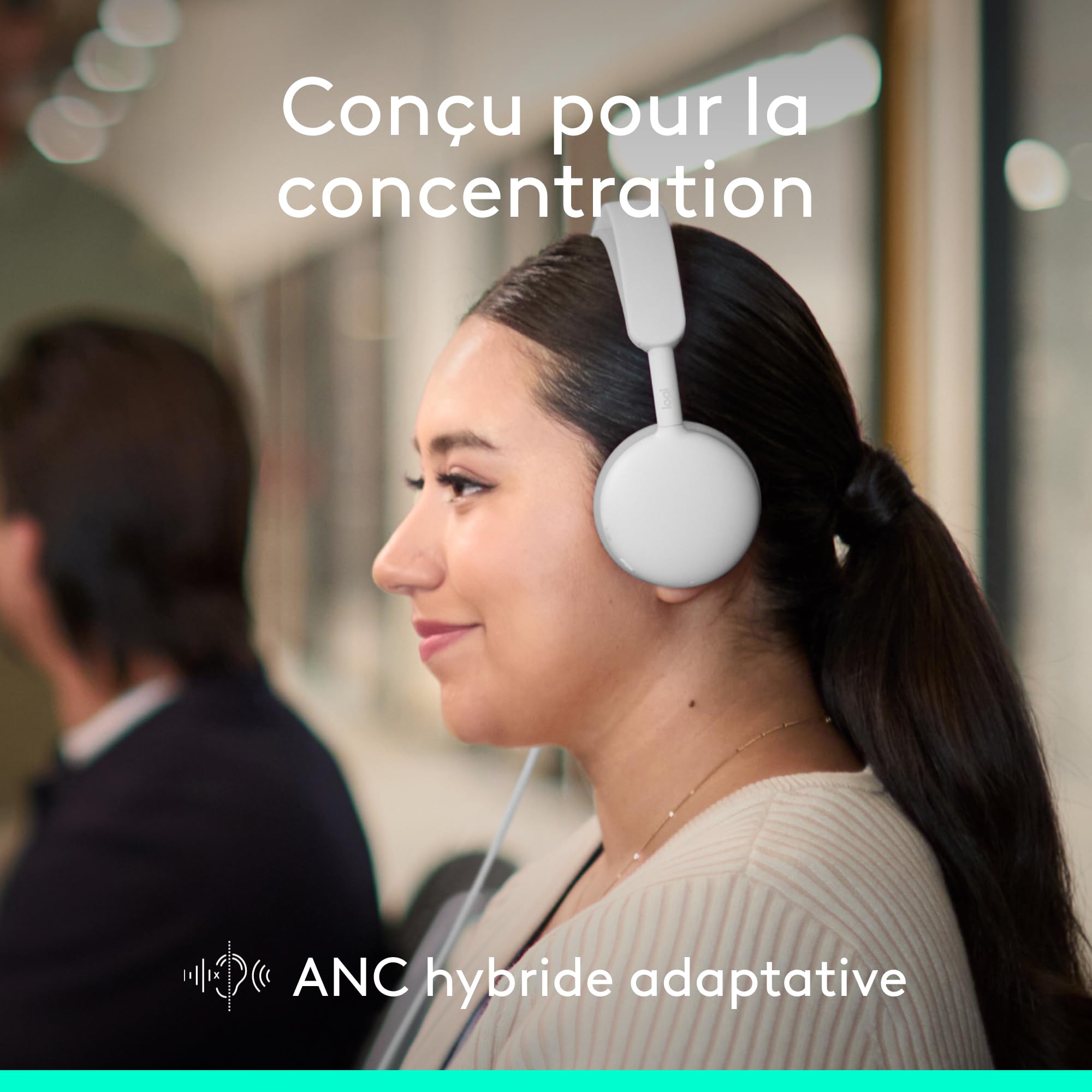 LOGITECH Zone Wireless 2 ES for B - Off-White
