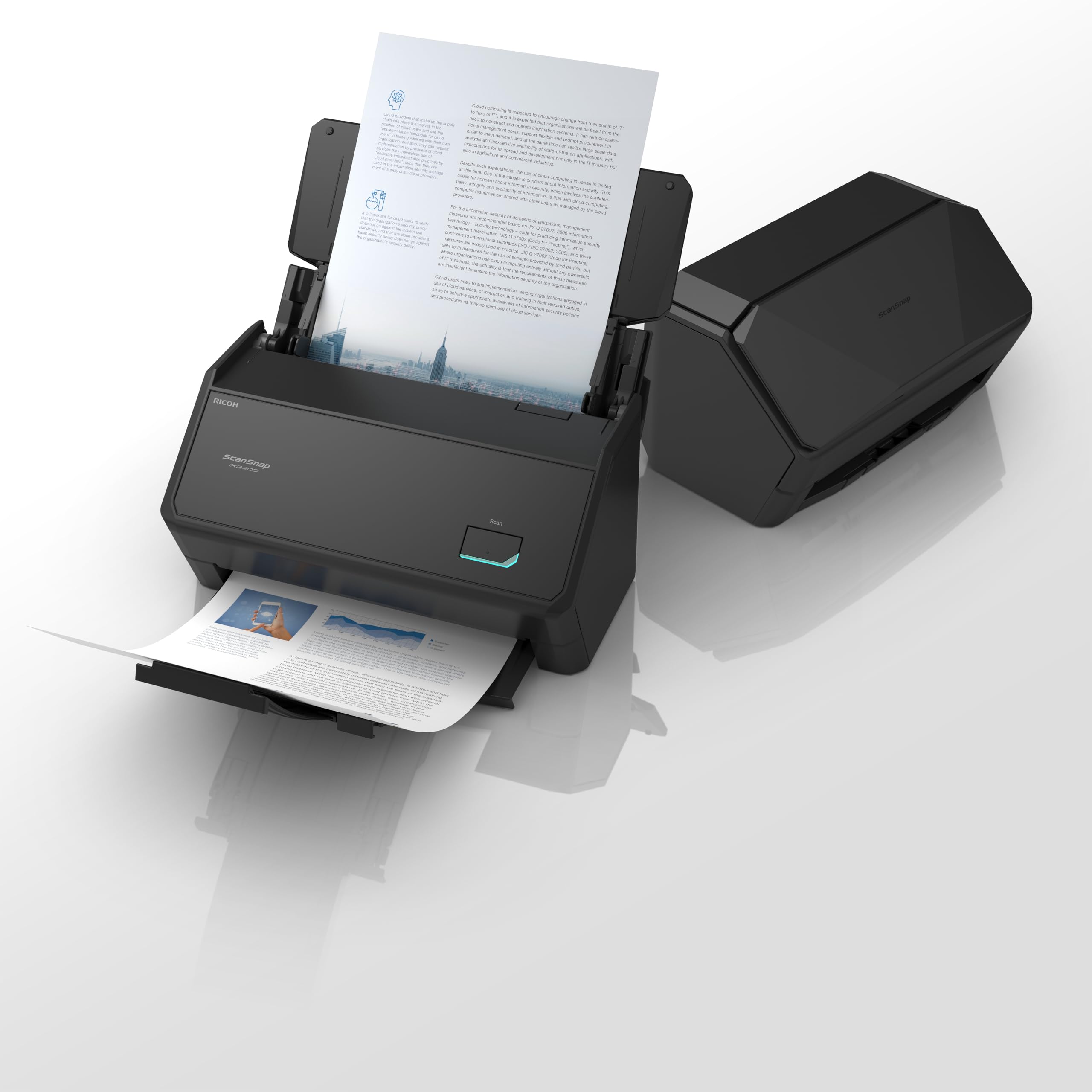RICOH ScanSnap iX2400 45ppm/90ipm Black A4 Duplex ADF USB 3.2