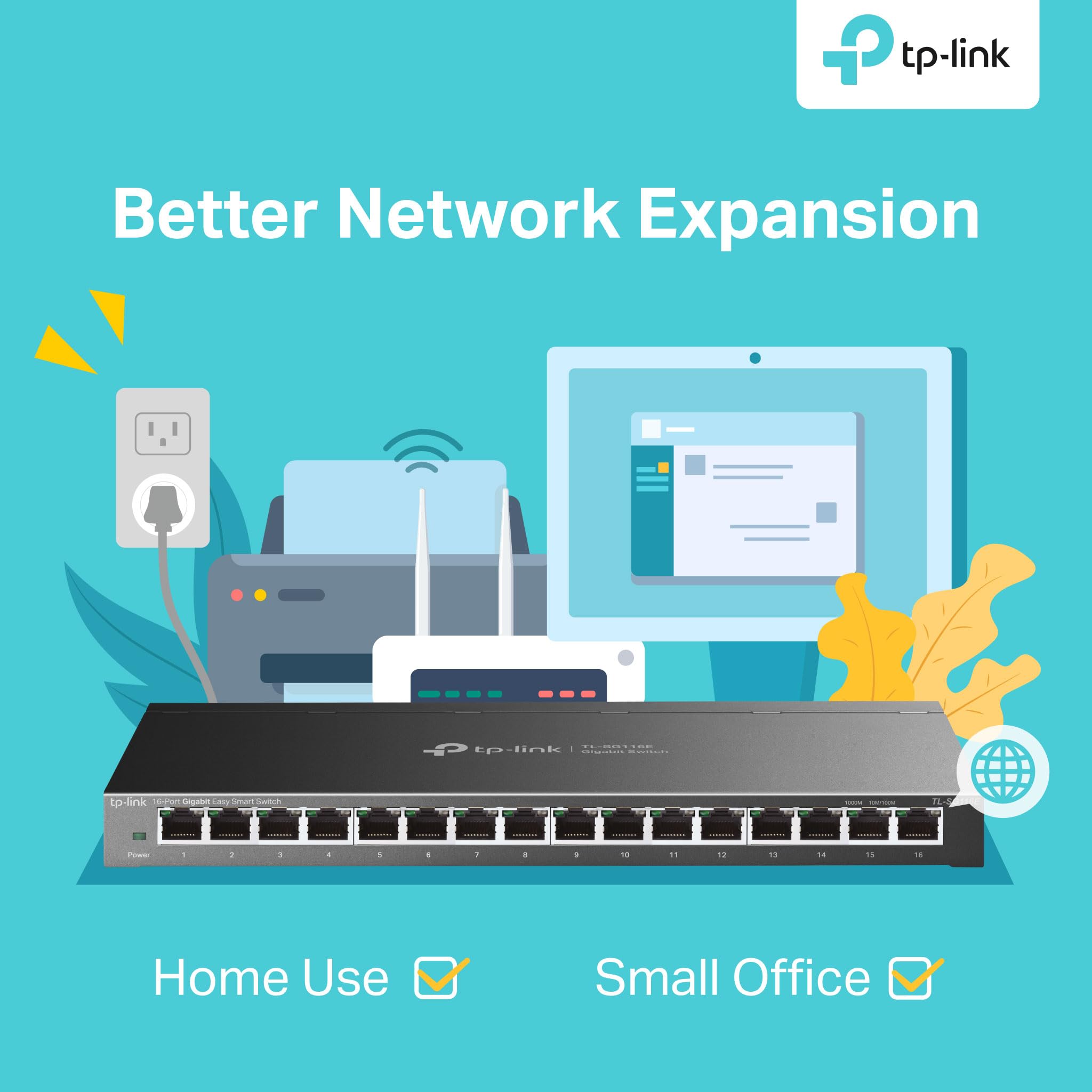 16-Port Gigabit Easy Smart Switch