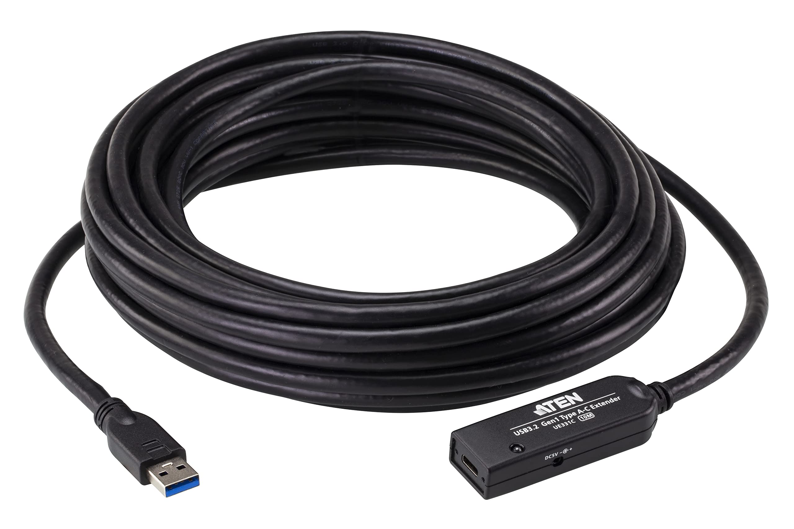 ATEN UE331C-AT-G câble USB USB 3.2 Gen 1 (3.1 Gen 1) USB A USB C 5 Gbit/s Noir