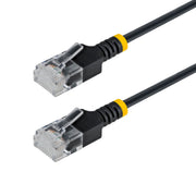 1.5m Black Ultra Slim CAT6a Cable