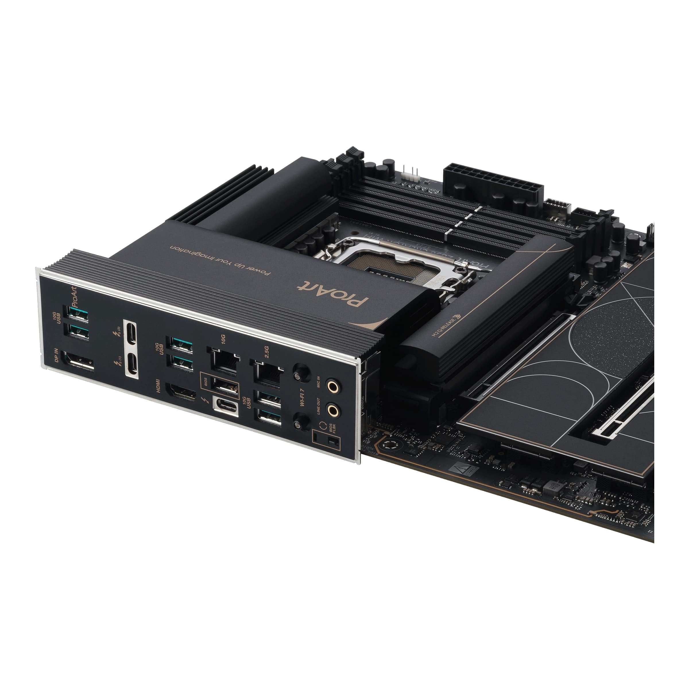 ASUS PROART Z890-CREATOR WIFI LGA1851 4xDDR5 ATX MB 4xSATA 1xHDMI 2.1 3xThunderbolt 5xM.2
