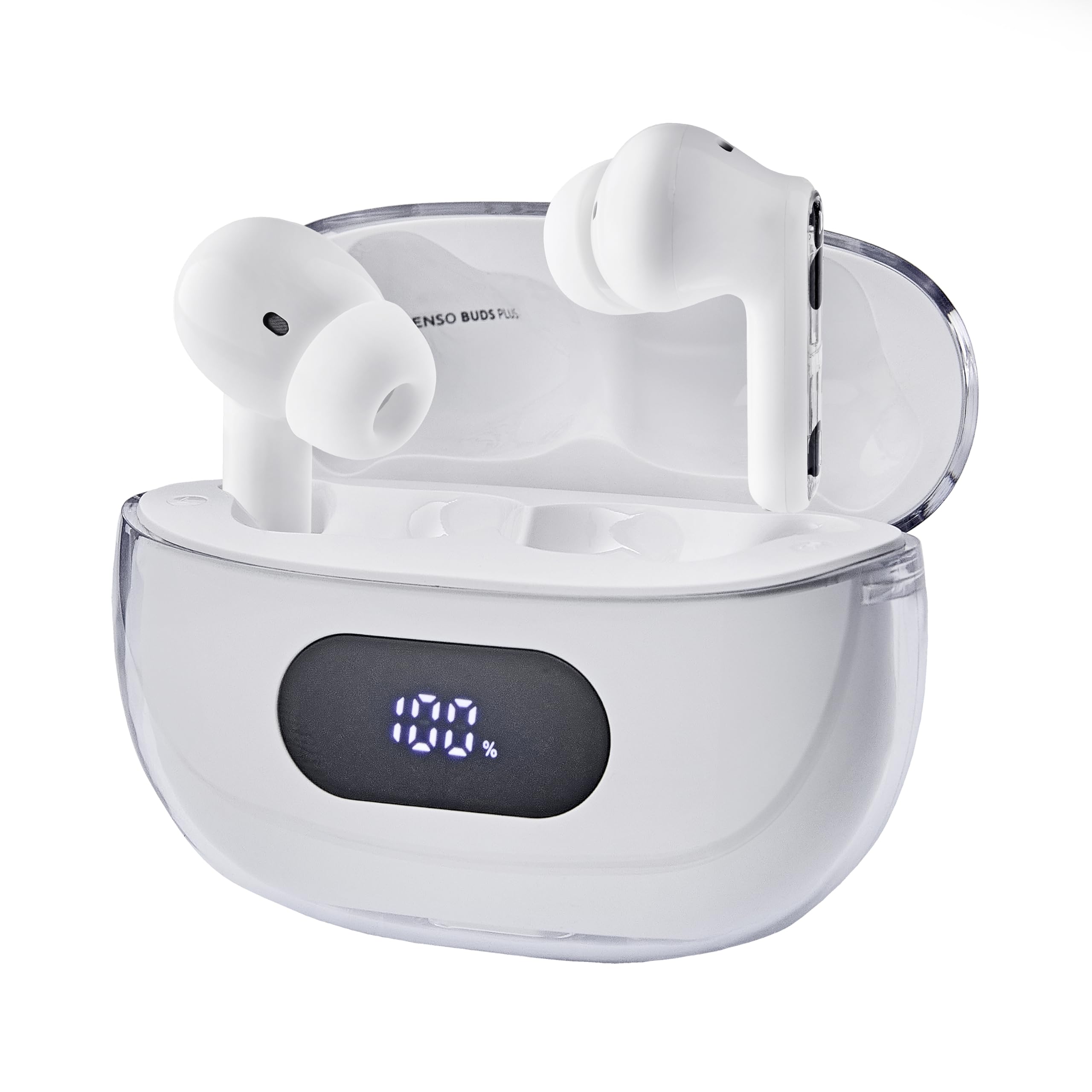INTENSO Ecouteurs BUDS PLUS sans fil, blancs