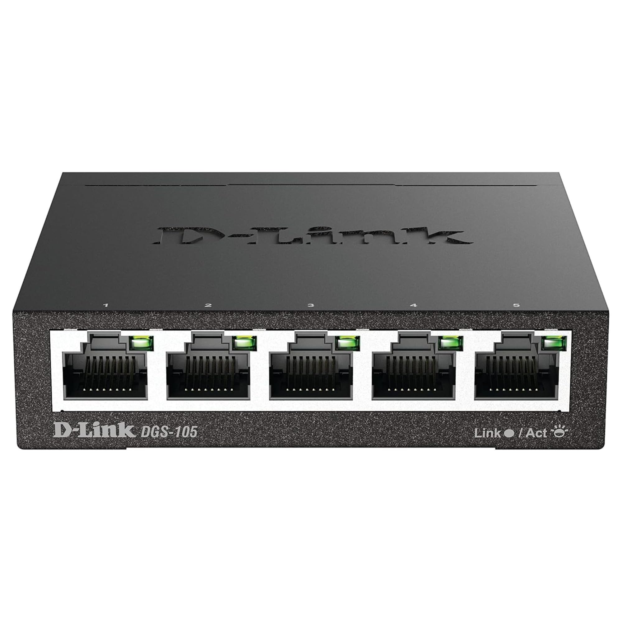 D-LINK 5-port 10/100/1000Mbps Gigabit Ethernet Switch - Metal Housing