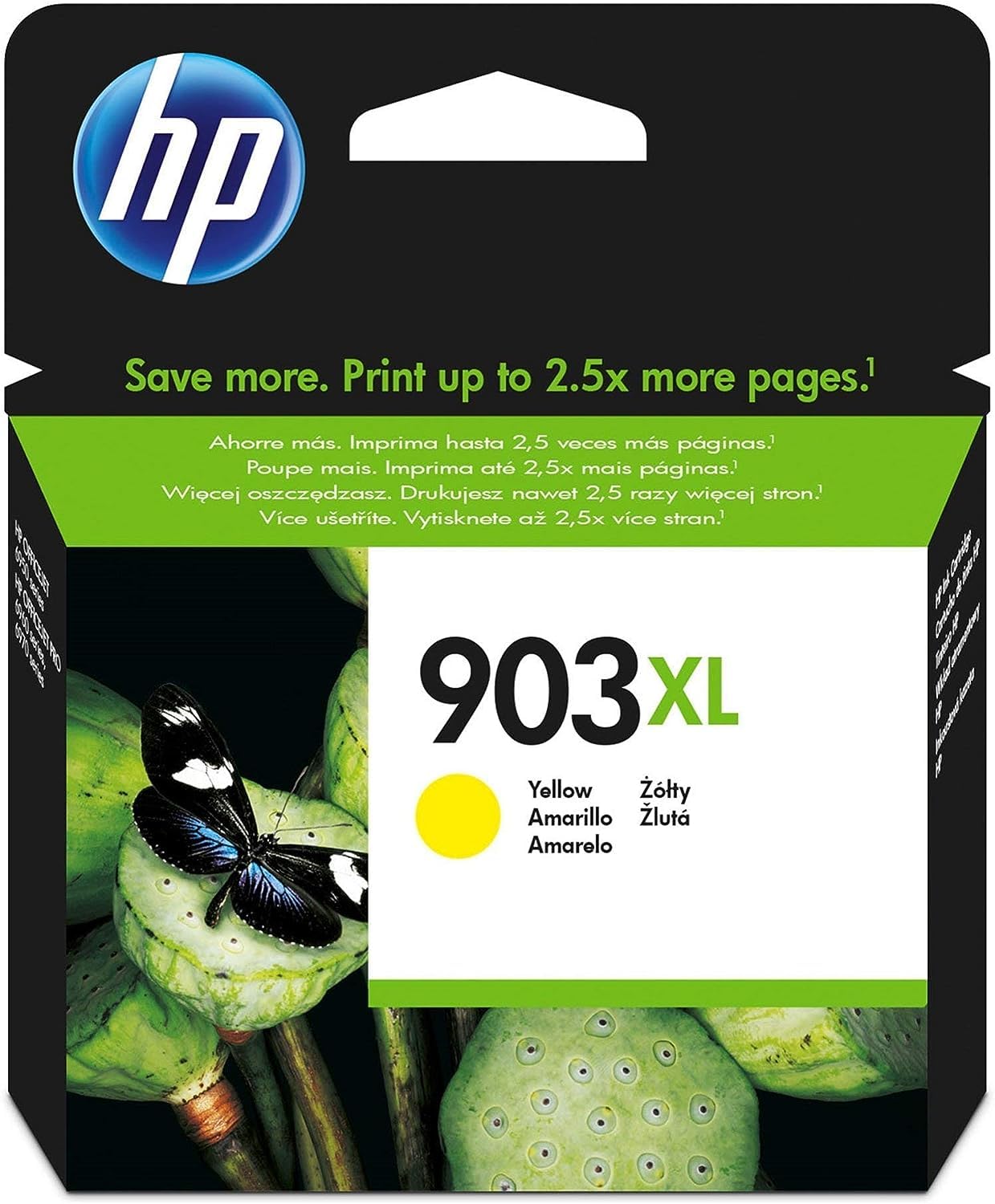 HP 903XL original Ink cartridge T6M11AE BGX Yellow High Yield 825 Pages