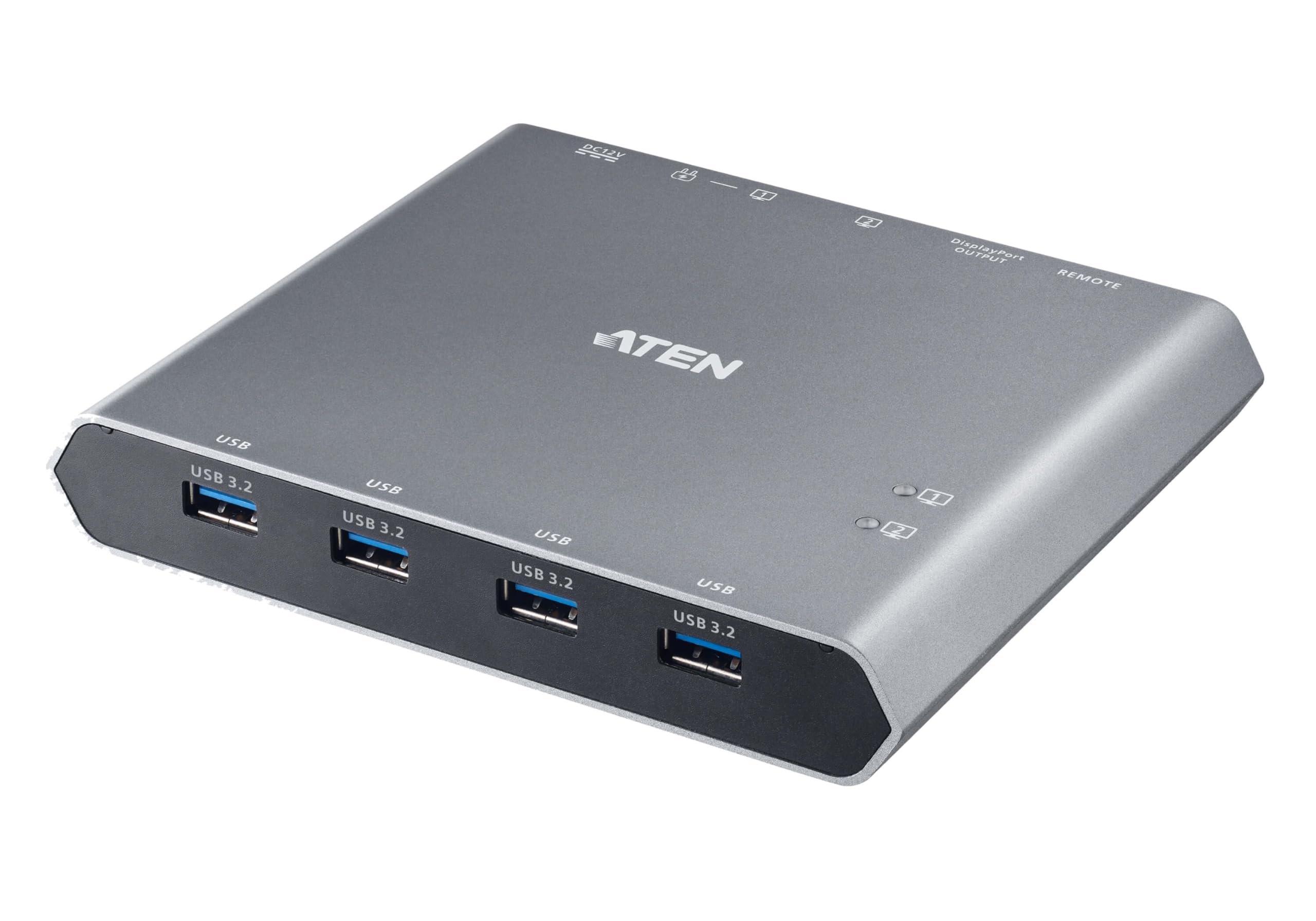 ATEN US3311 Switch KVM 2 ports USB-C avec chargeur PD3.0 écran DP 4K / 4 USB-A