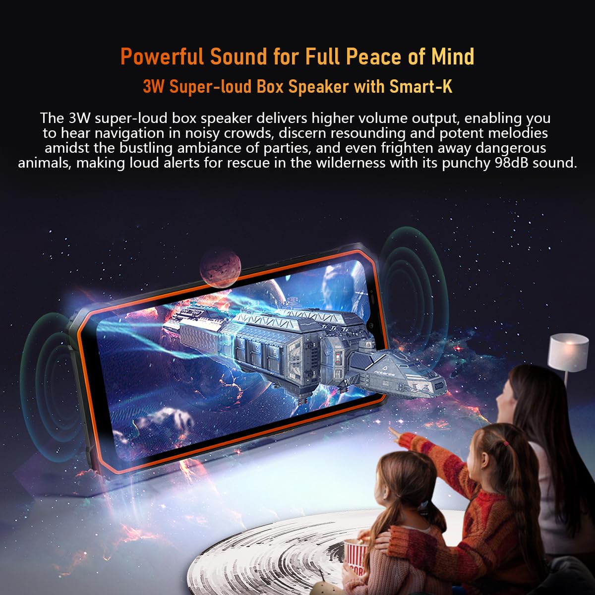 Blackview BV6200 Pro (Double Sim - 128 Go, 6 Go RAM - 13 000 mAh) Vert