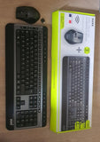 PORT DESIGNS Mouse and Keyboard 2in1 Robust and long-lasting keyboard Ergonomic and ambidextrous mouse Wireless 2.4Ghz USB-A/USB-C