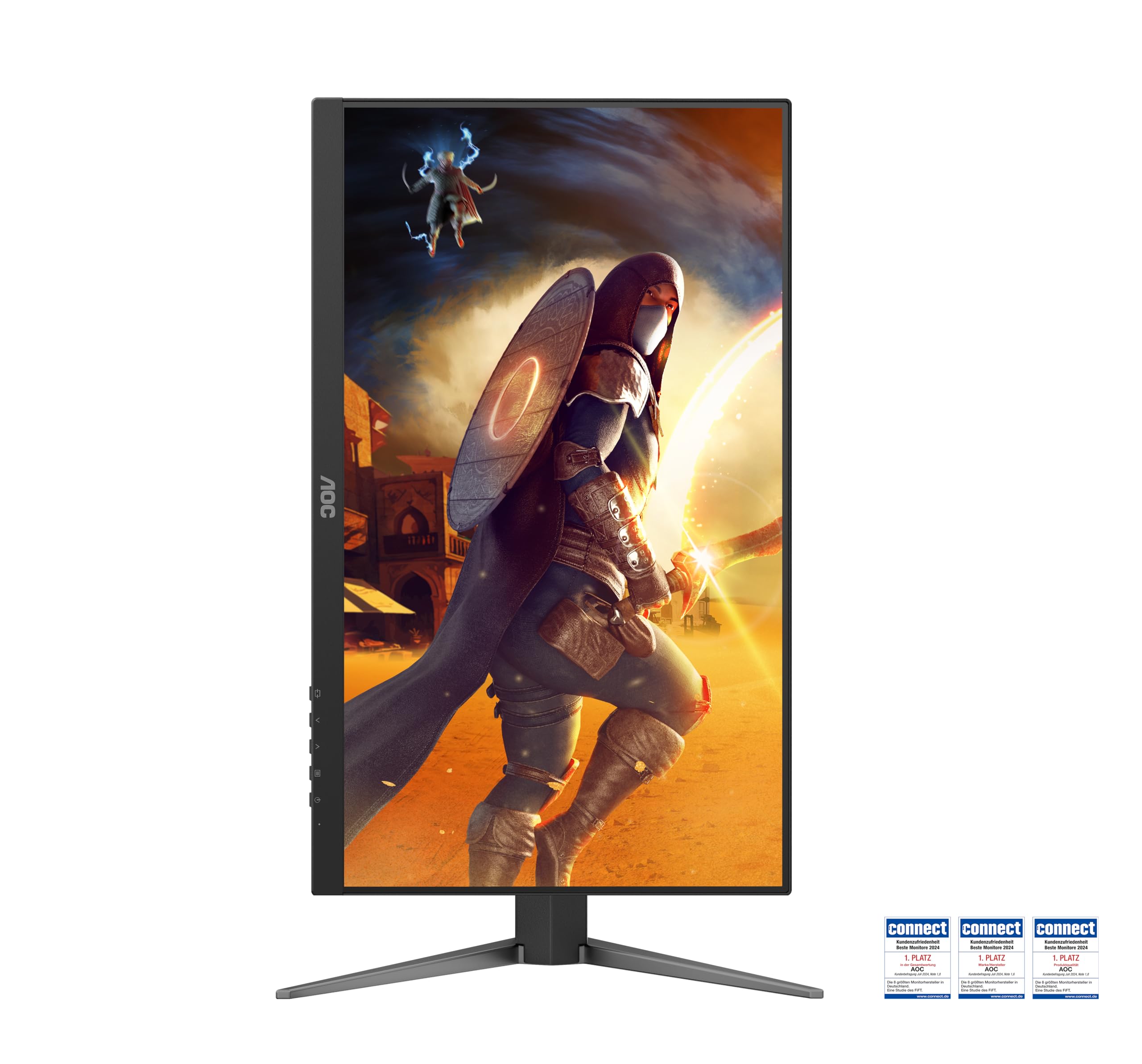AOC 24G4HA 23.8p Fast IPS FHD 200Hz 300cd/m2 1ms HDMI2.0x2 DP Speakers Pivot