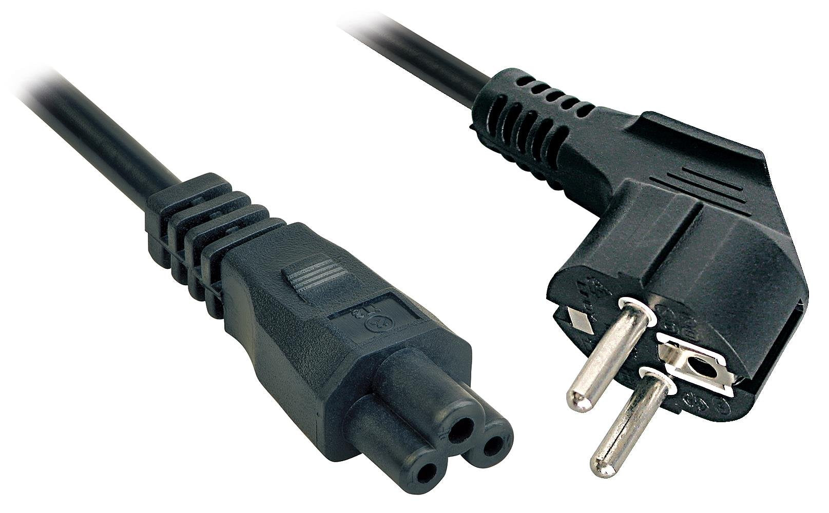 LINDY 2m Schuko to IEC C5 Power Cable