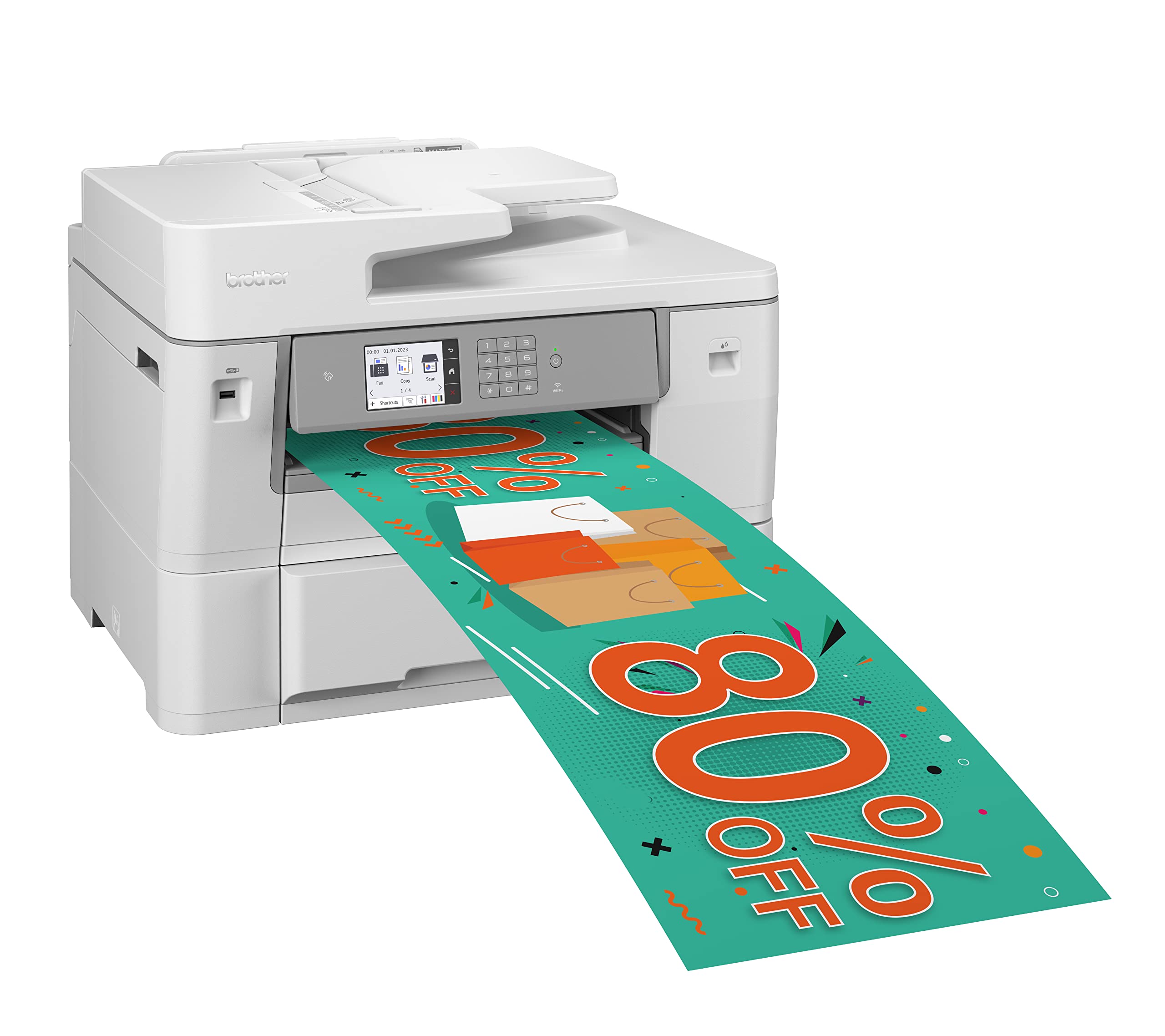 BROTHER MFC-J6959DW MFP colour ink-jet 25ppm copy 30ppm print 850 sheets USB 2.0 LAN Wi-Fi NFC USB 2.0 host