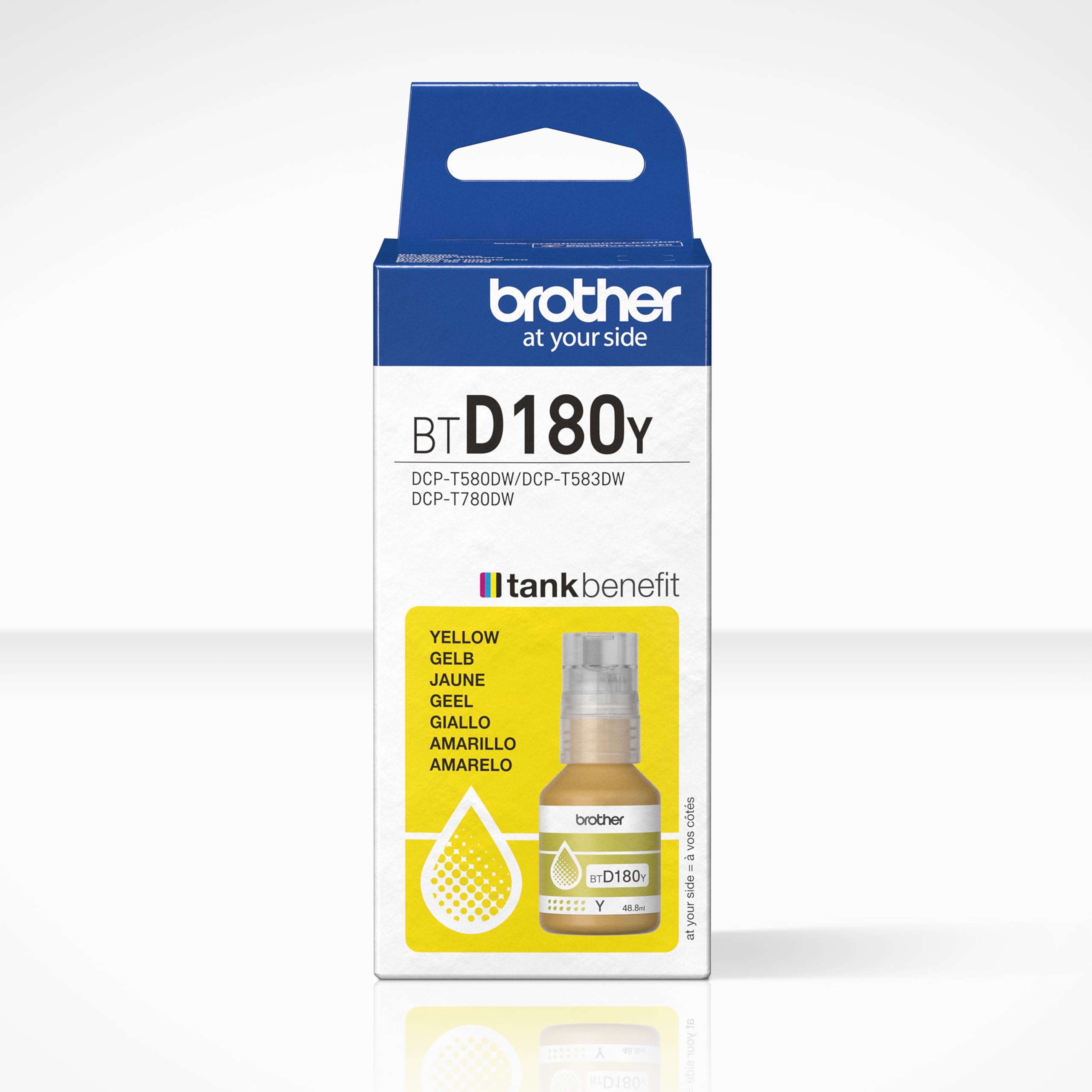 BROTHER Yellow ink bottle yield up to 5.000 pages