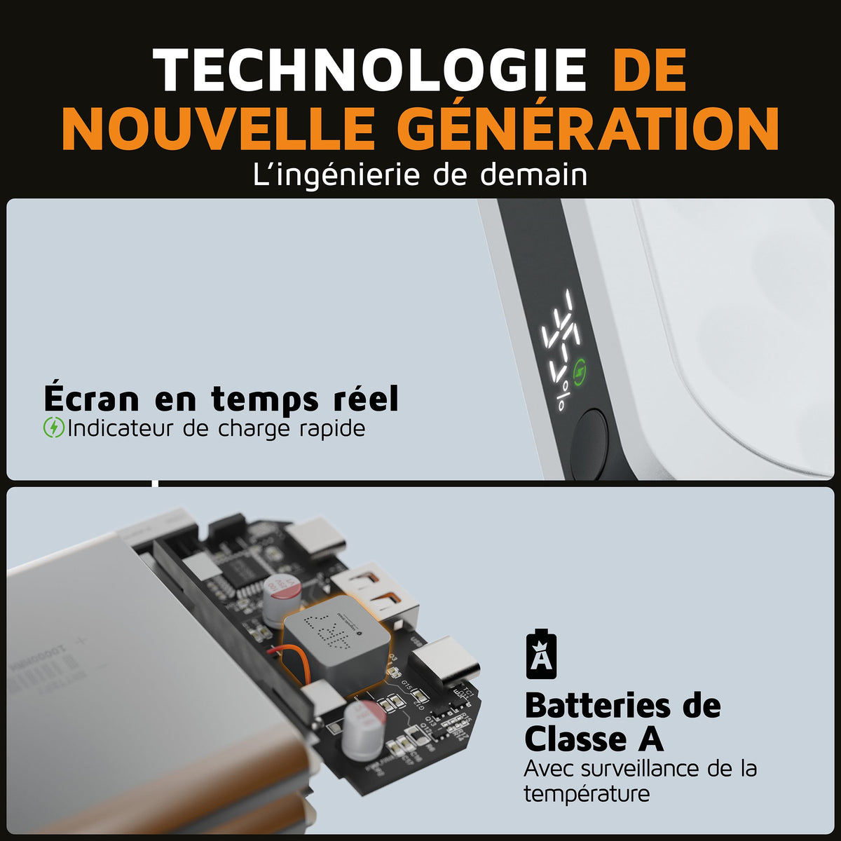XTORM Batterie externe Fuel 35W 20000 mAh blanche