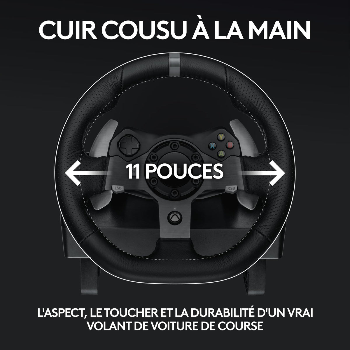 LOGITECH G920 Driving Force Wheel and pedals set wired for Microsoft Xbox One