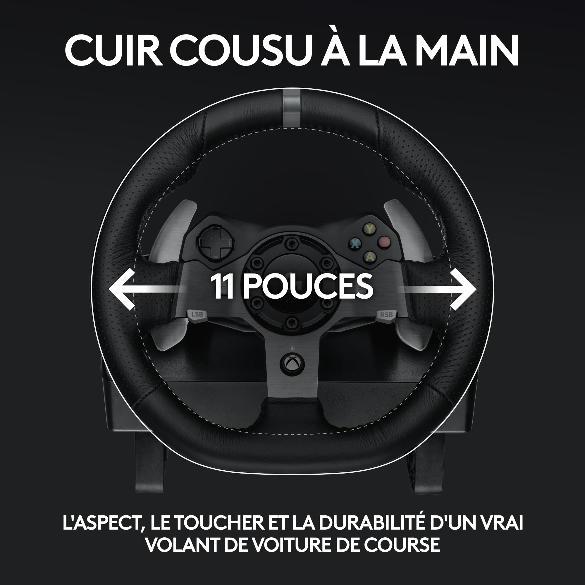 LOGITECH G920 Driving Force Wheel and pedals set wired for Microsoft Xbox One