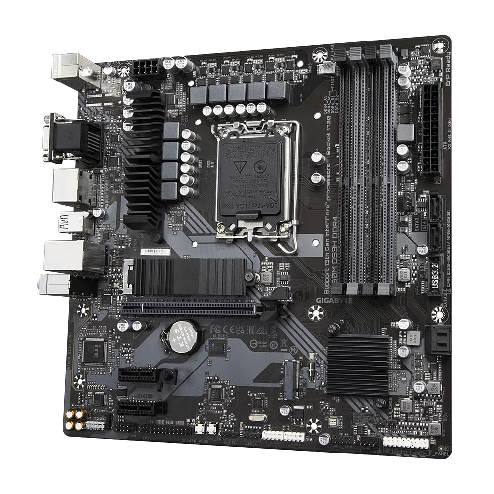 GIGABYTE B760M DS3H DDR4 carte mere Intel B760 Express LGA 1700 micro ATX