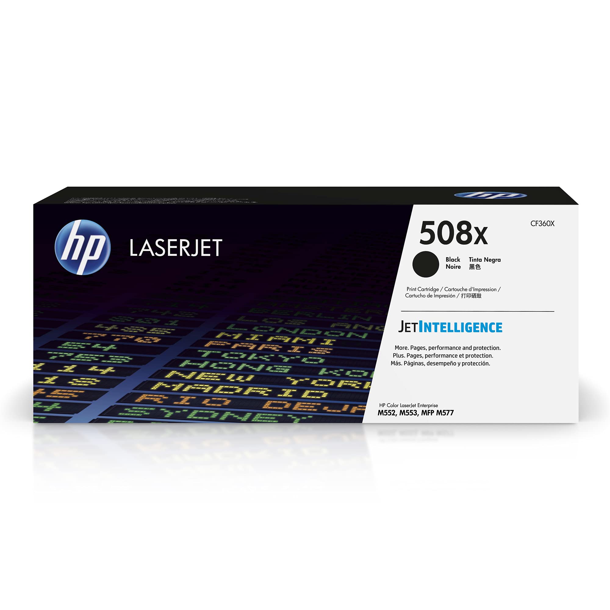 HP 508X original Toner cartridge CF360X black 12.500 pages high capacity