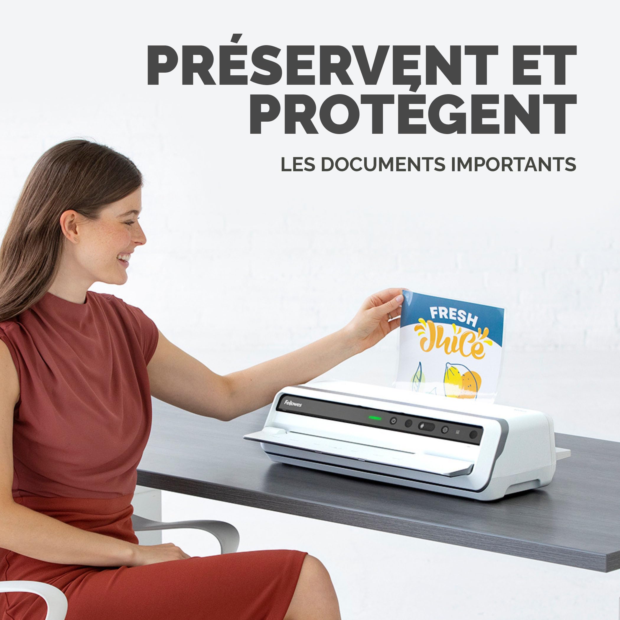 FELLOWES Pochettes ImageLast A4 80 microns - Pack de 100