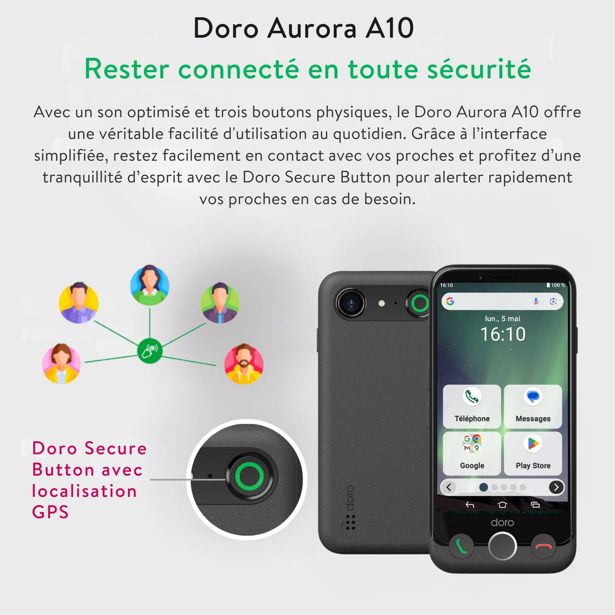 Doro Aurora A10 BONE