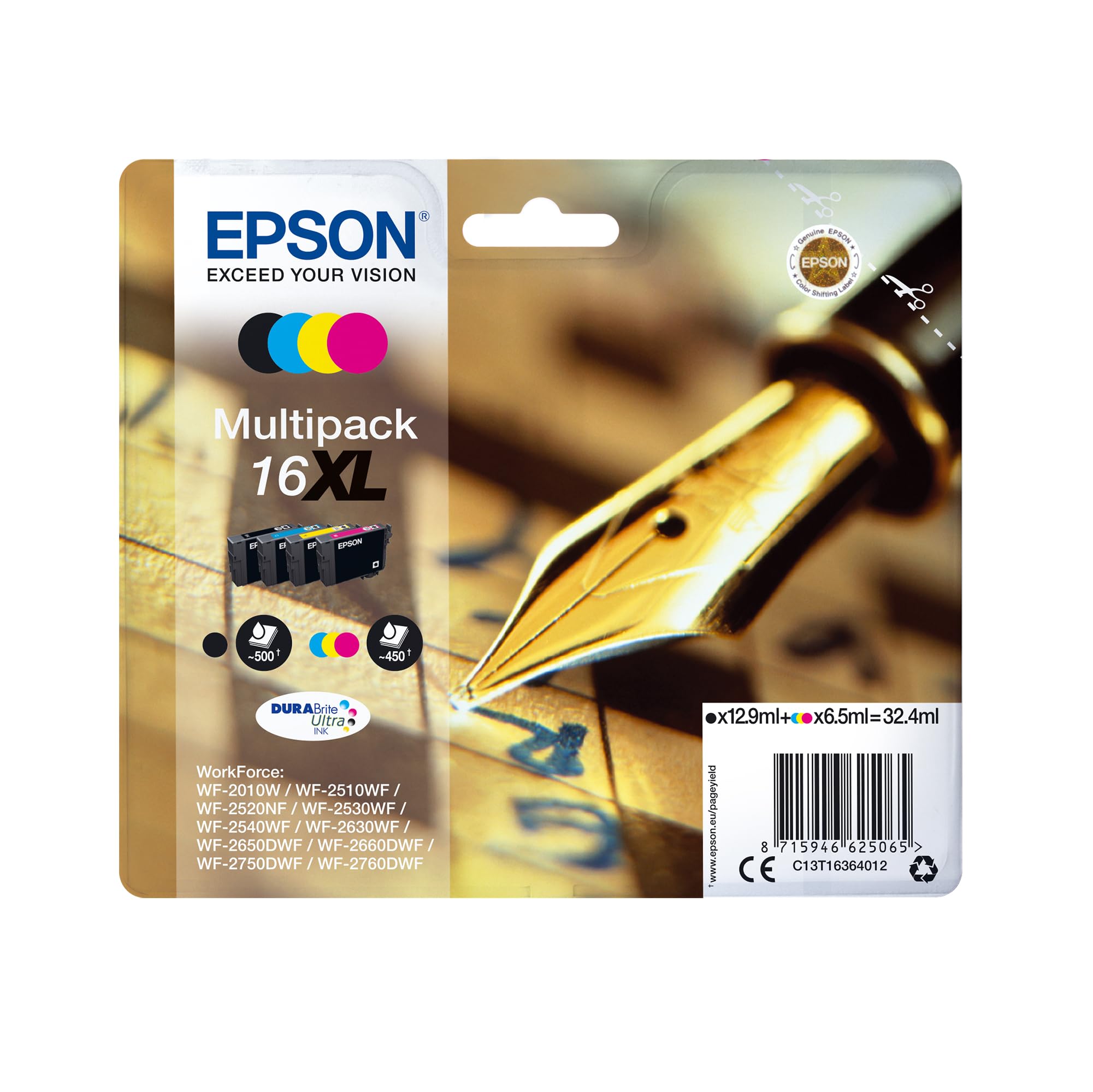 Ink/16XL Pen+Crossword 12.9ml BK