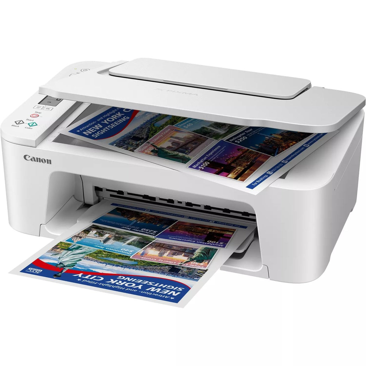 CANON PIXMA TS3751i MFP colour inkjet Legal 216x356mm A4 7.7ipm Print 60sheets Wi-Fi USB White