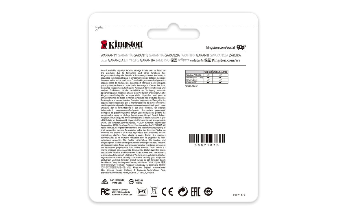 KINGSTON 128Go USB3.2 DataTraveler Gen1 Kyson