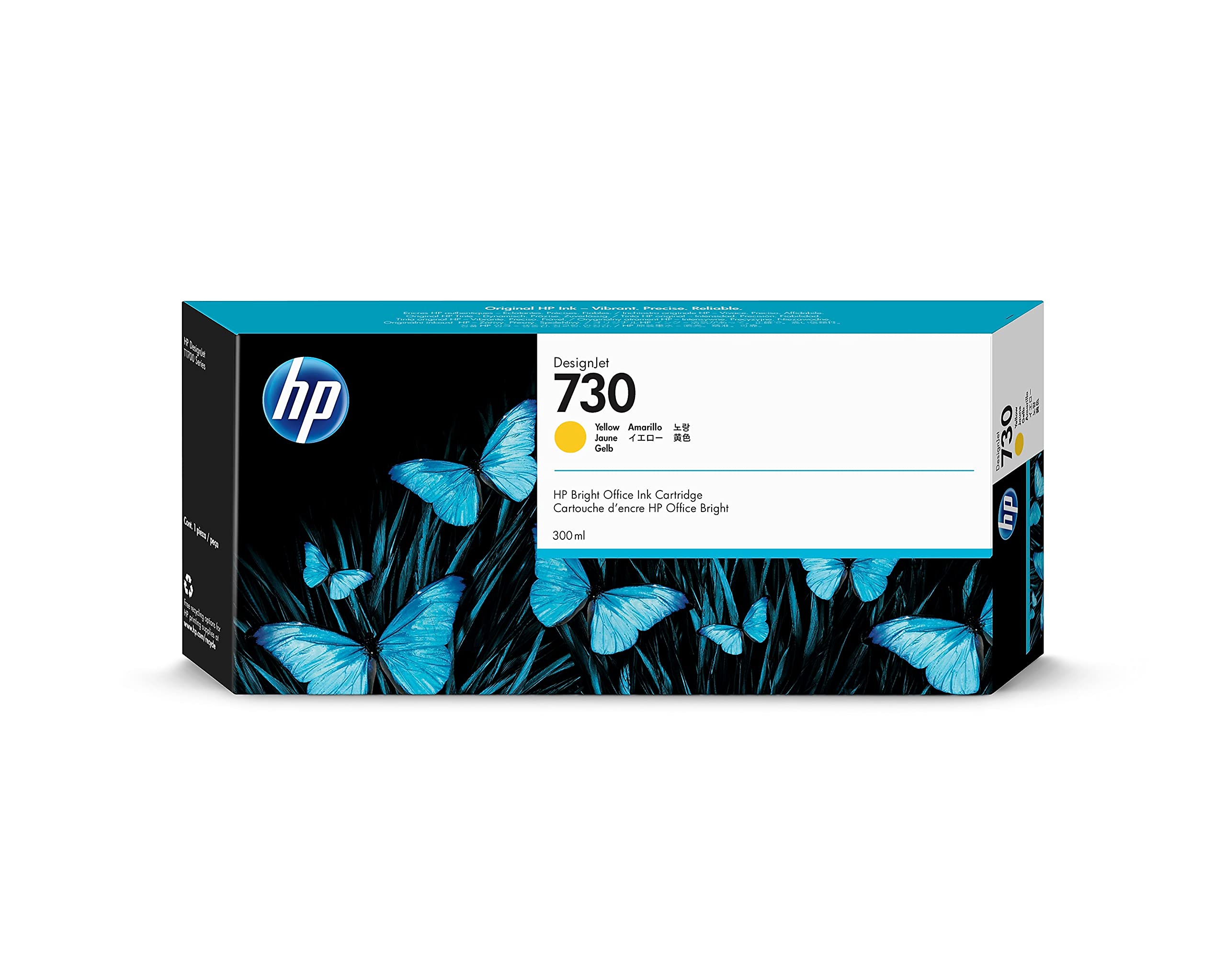 HP 730 300 ml Yellow Ink Cartridge