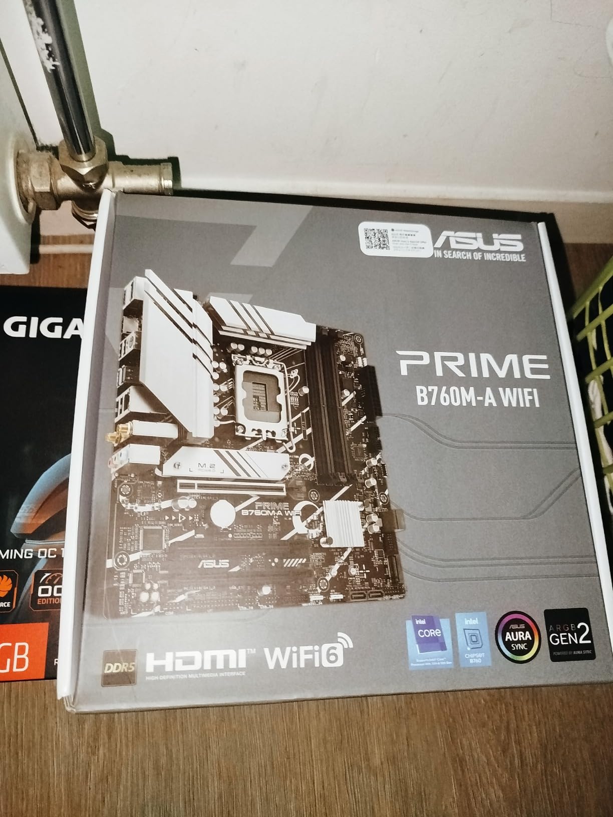 ASUS PRIME B760M-A WIFI LGA 1700 4xDDR5 microATX 4xSATA MB 2xHDMI 1xDP 2xM.2