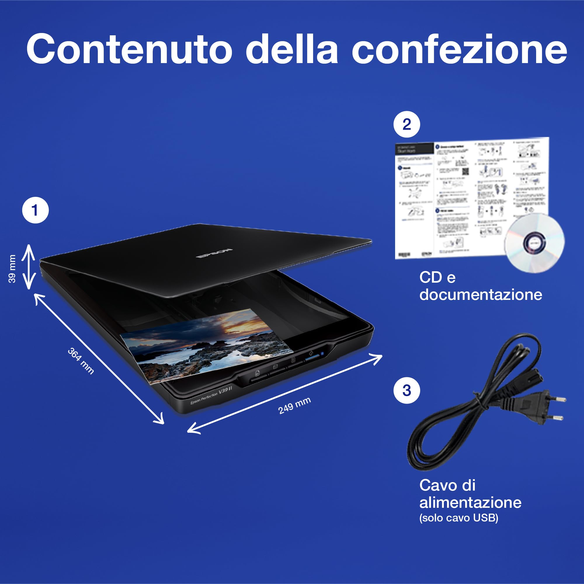 EPSON Perfection V39II Flatbed scanner Contact Image Sensor CIS A4/Letter 4800x4800dpi USB 2.0
