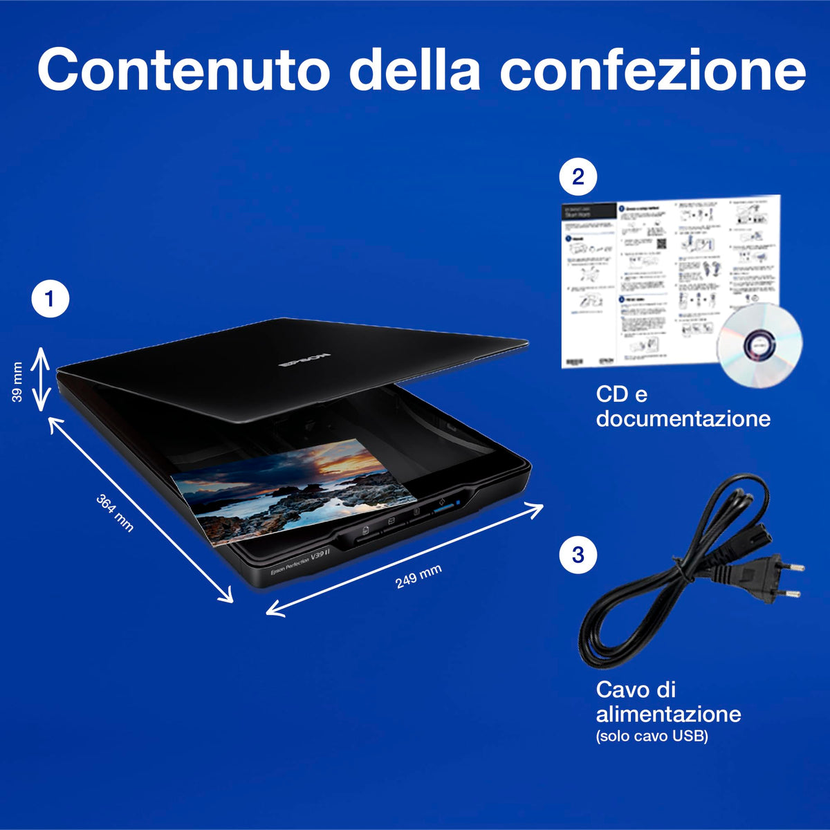 EPSON Perfection V39II Flatbed scanner Contact Image Sensor CIS A4/Letter 4800x4800dpi USB 2.0