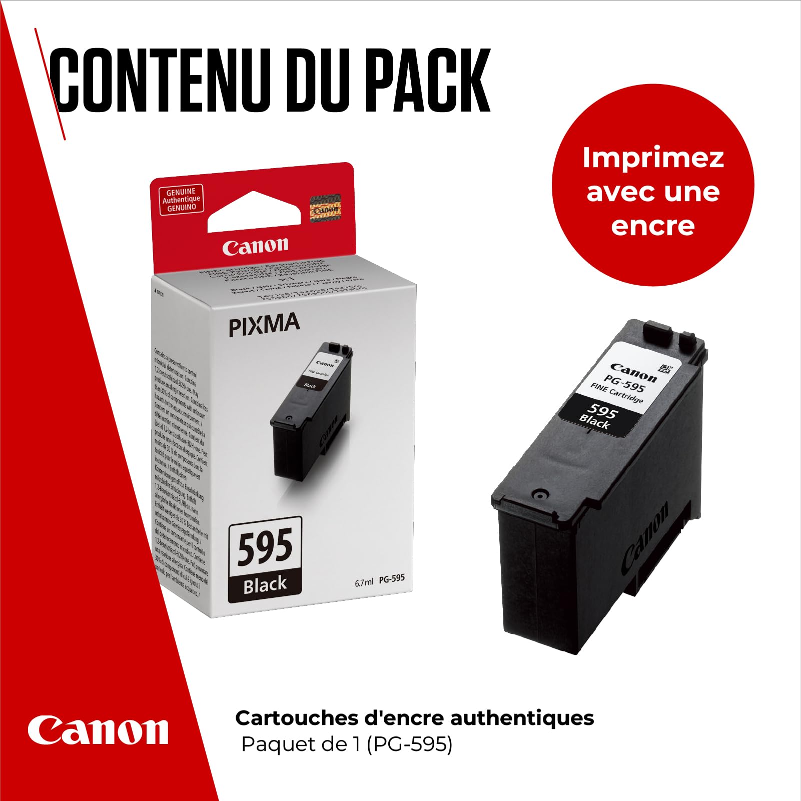 CANON Cartouche dencre noir PG-595