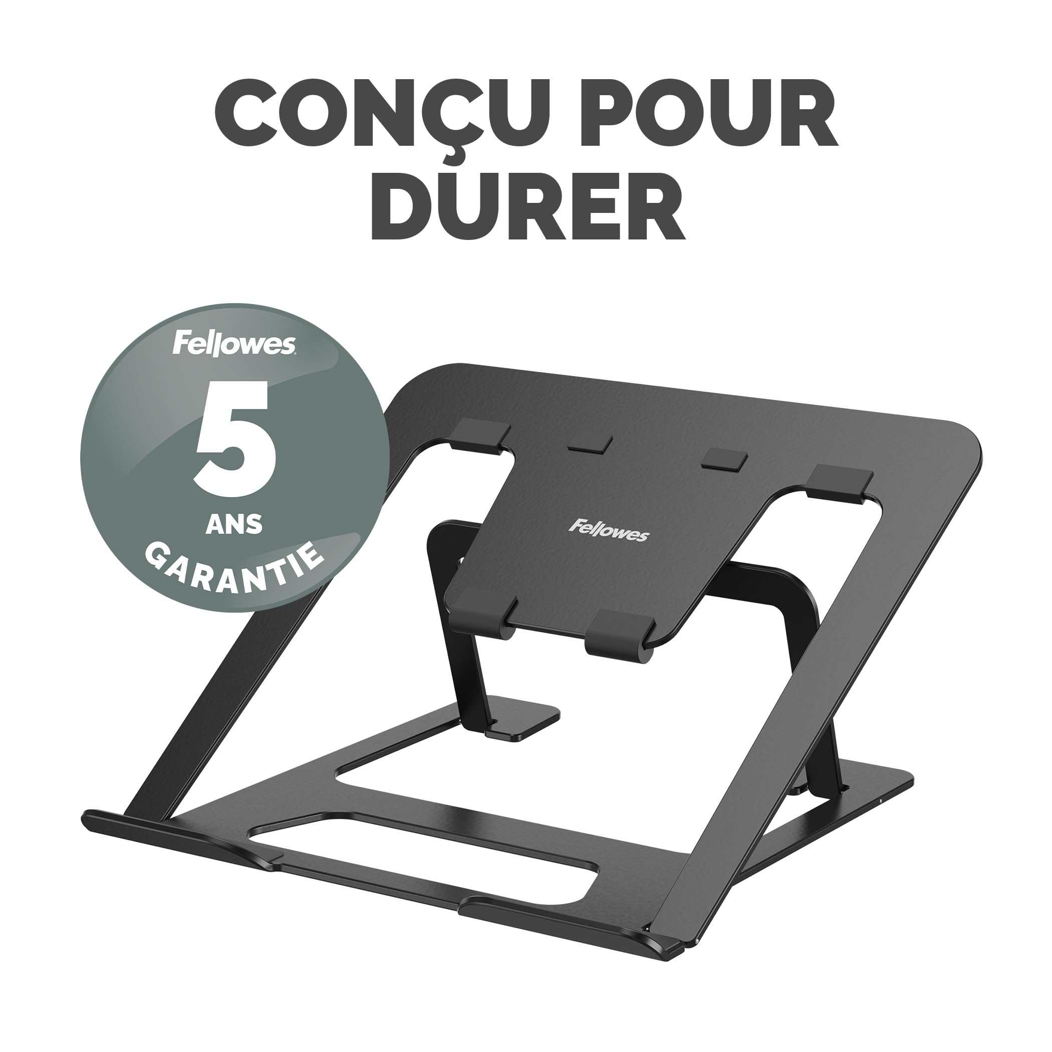 FELLOWES SUPPORT ORDINATEUR PORTABLE LAPTOP NOIR ALUMNIA