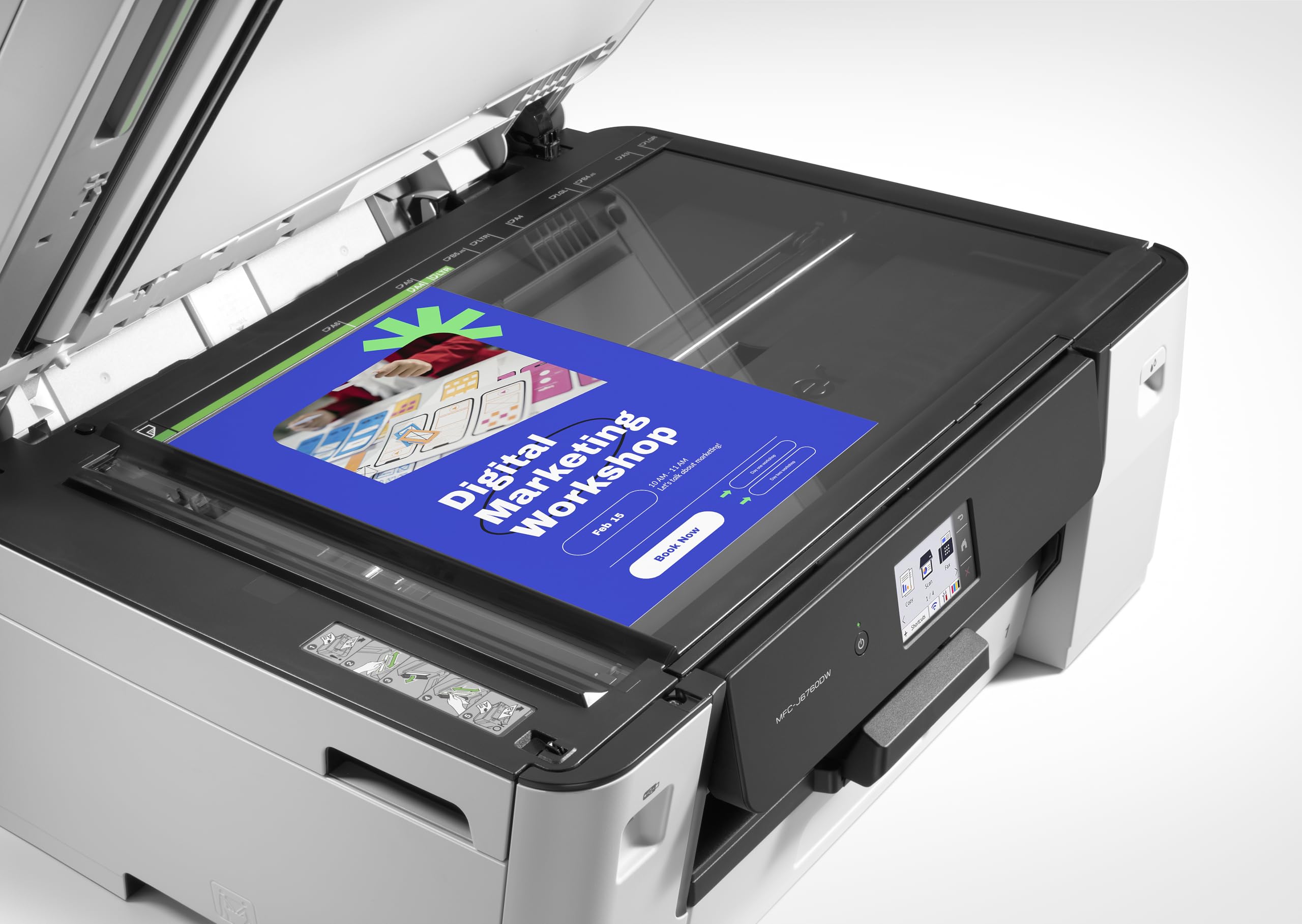 BROTHER MFC-J6760DW Multifonction jet dencre couleur professionnelle 4-en-1 A3 Business Smart 31 ipm Ethernet Wi-Fi bac papier