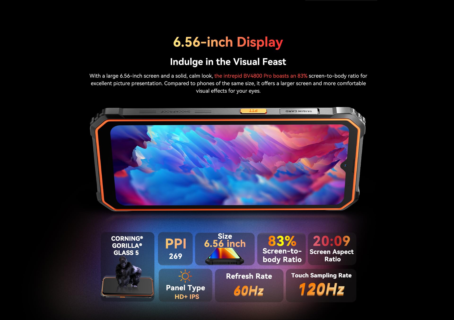 Blackview BV4800 Pro (Double Sim - 6.56'' - 128 Go, 4 Go RAM) Vert
